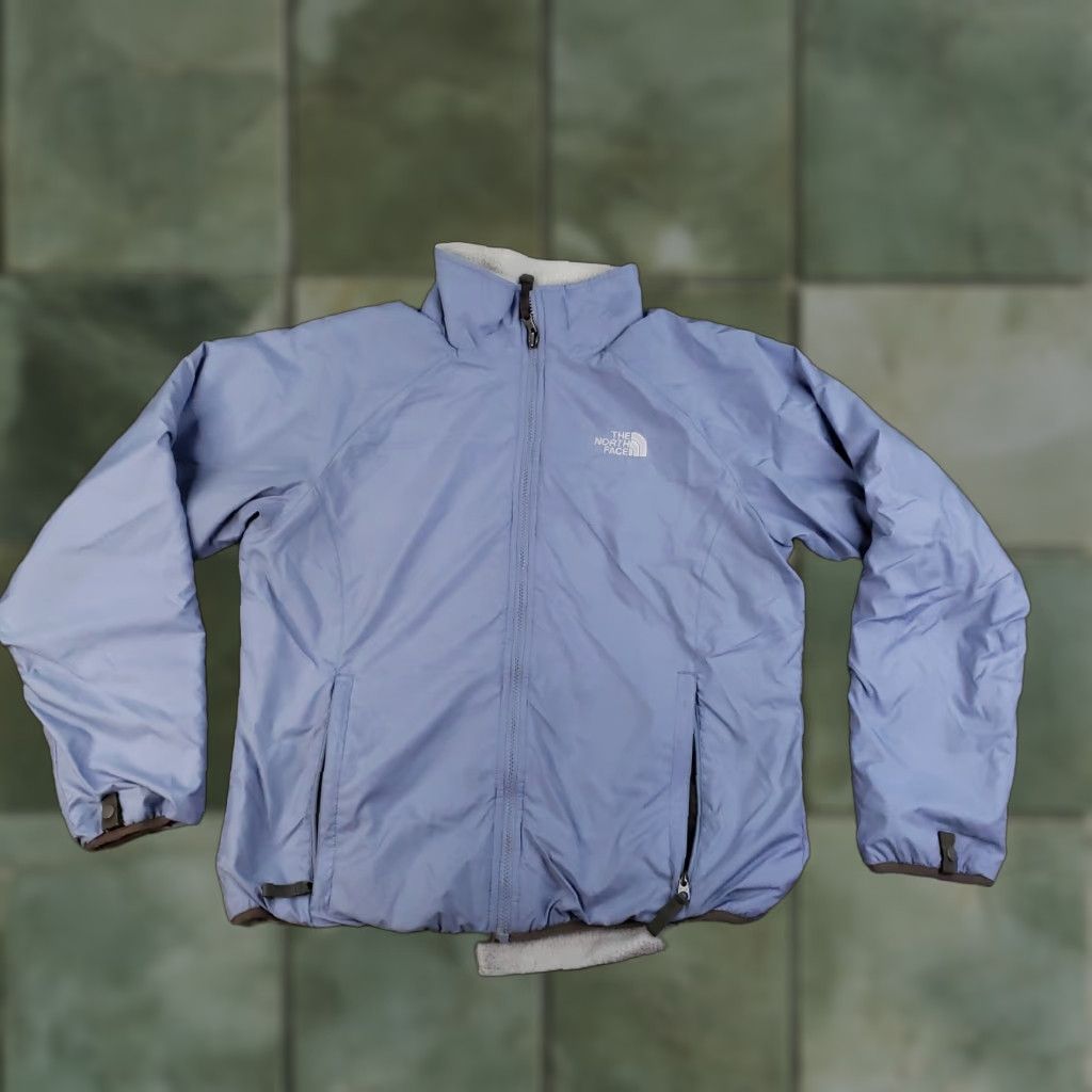 The North Face North Face Jacket Womens Large Blue Fleece Lined Full Zip Outdoor Coat Size L / US 10 / IT 46 - 1 Thumbnail