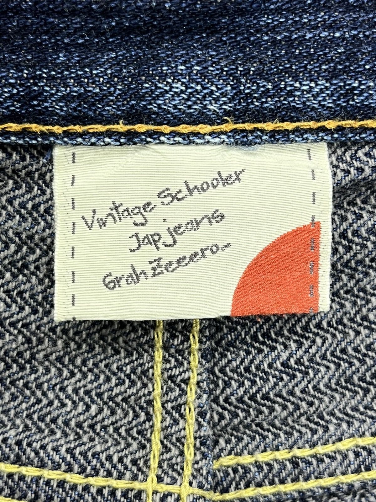 Indigo FYE🔥Vintage CHANNEL GRAPH KOJIMA JAPAN Perfect FLARE Denim Size US 31 - 12 Thumbnail
