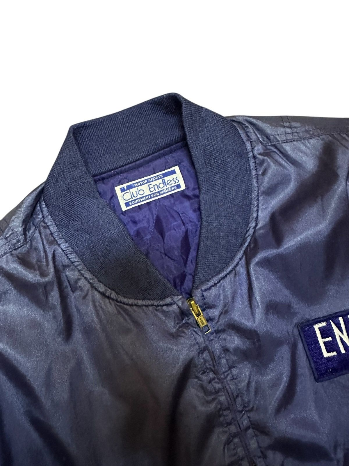 Endless Vintage Endless Motorsports Nylon Bomber Jacket Size US M / EU 48-50 / 2 - 6 Thumbnail