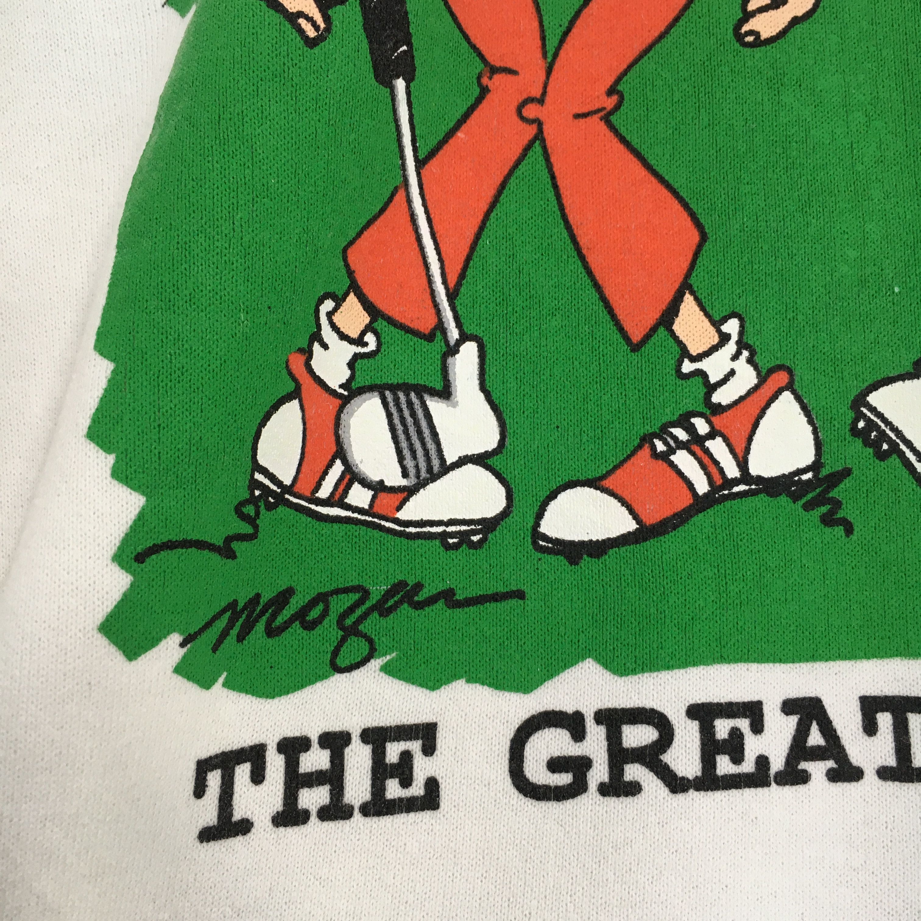 Japanese Brand × Vintage Vintage 90s Morgan The Greatest Golfer Sweatshirt XLarge Size US XL / EU 56 / 4 - 4 Thumbnail