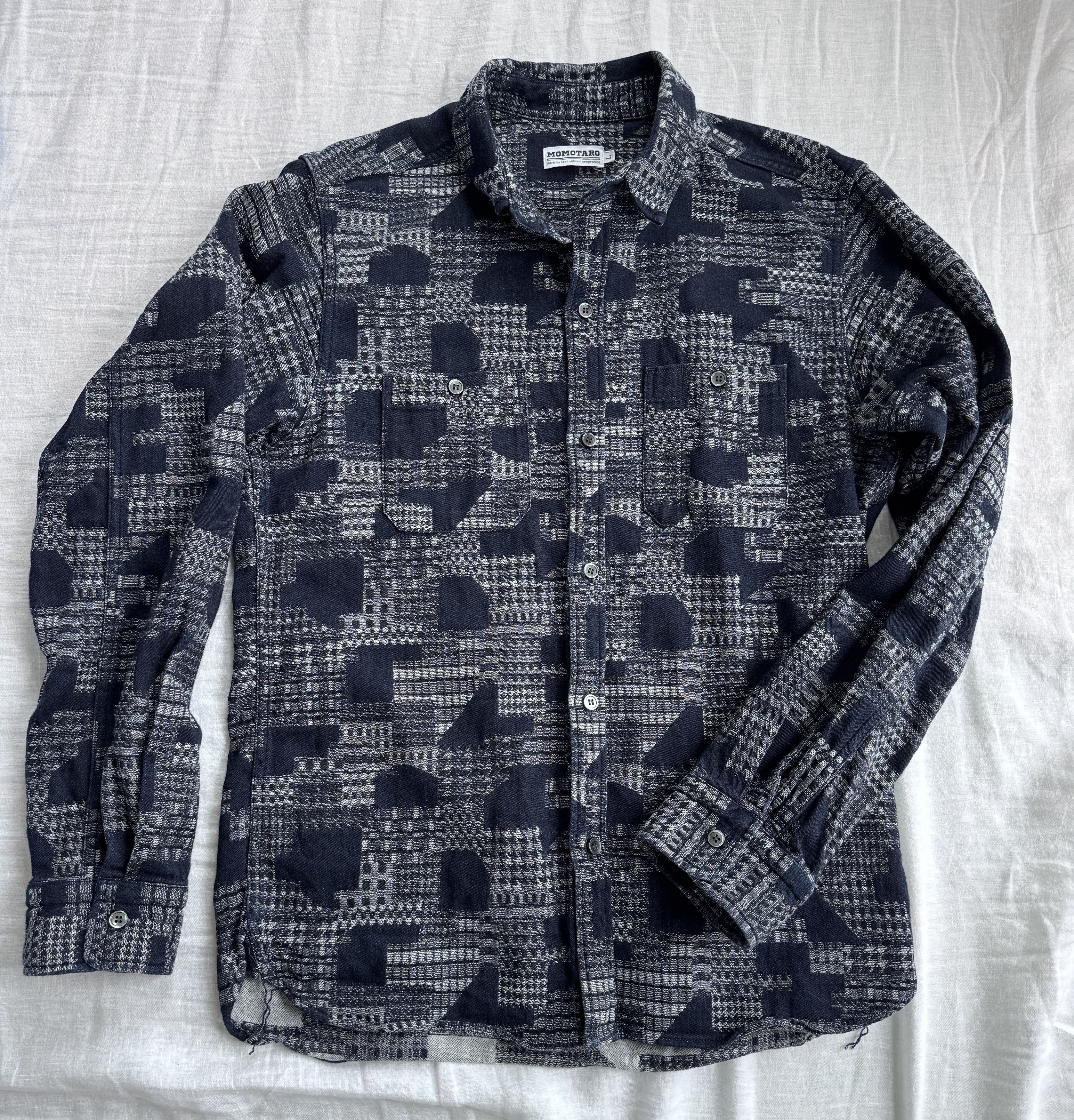 Momotaro Jeans Indigo Jacquard Size US L / EU 52-54 / 3 - 1 Thumbnail