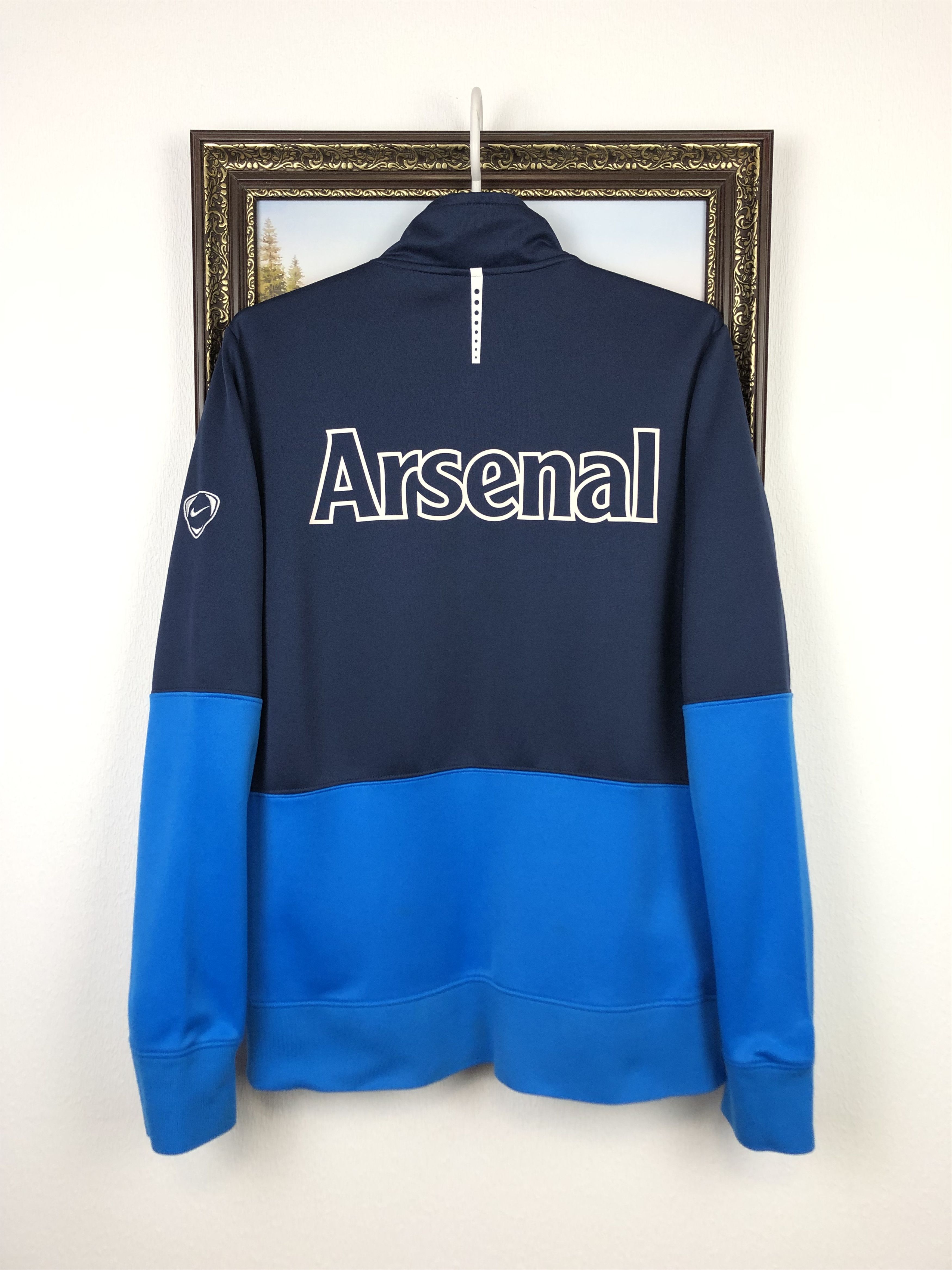 Nike Vintage Arsenal Football Jacket Soccer Track Top Gunners Size US M / EU 48-50 / 2 - 9 Thumbnail