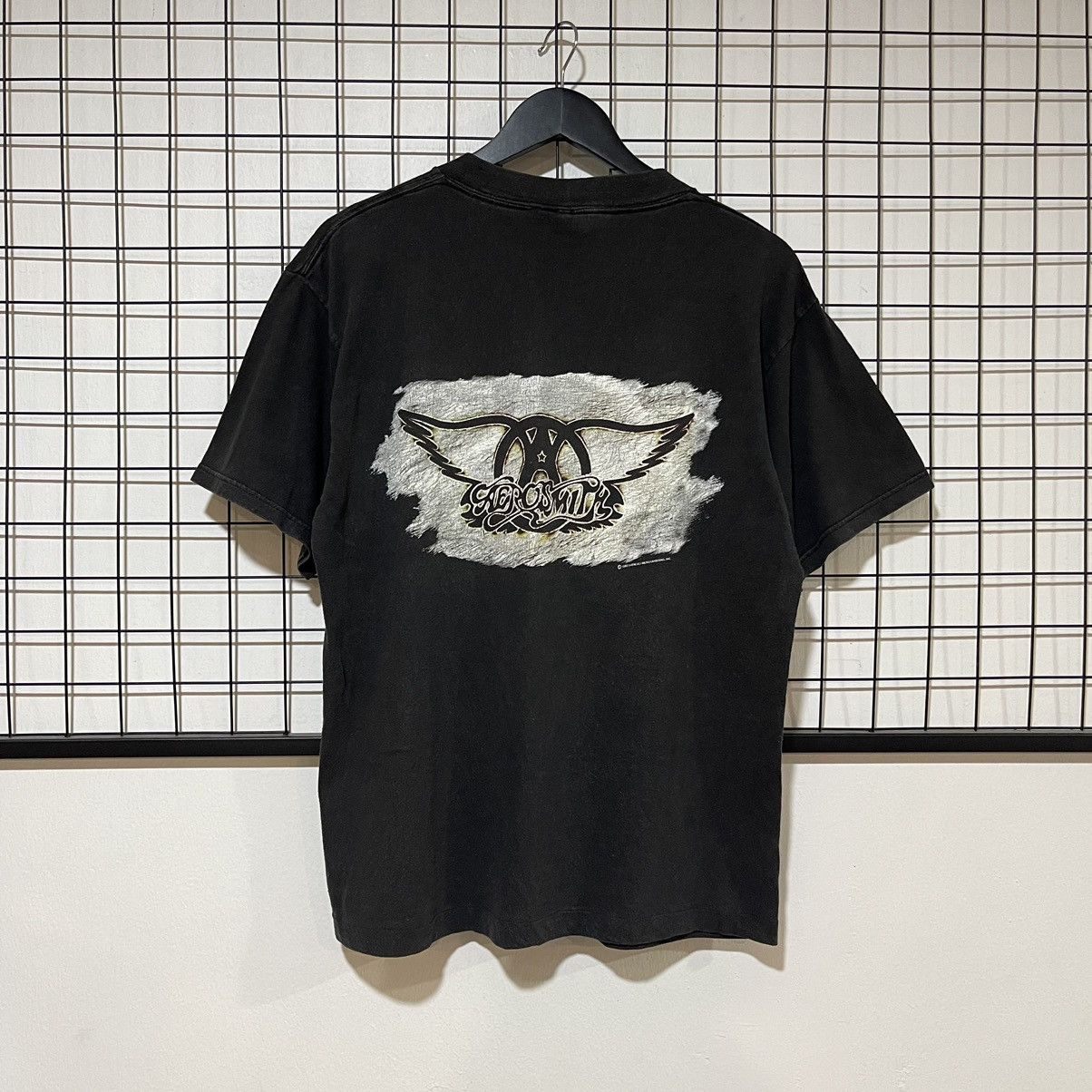 Aerosmith × Band Tees × Vintage AEROSMITH Get A Grip Vintage Band Tees Giant Tag Size US L / EU 52-54 / 3 - 2 Thumbnail