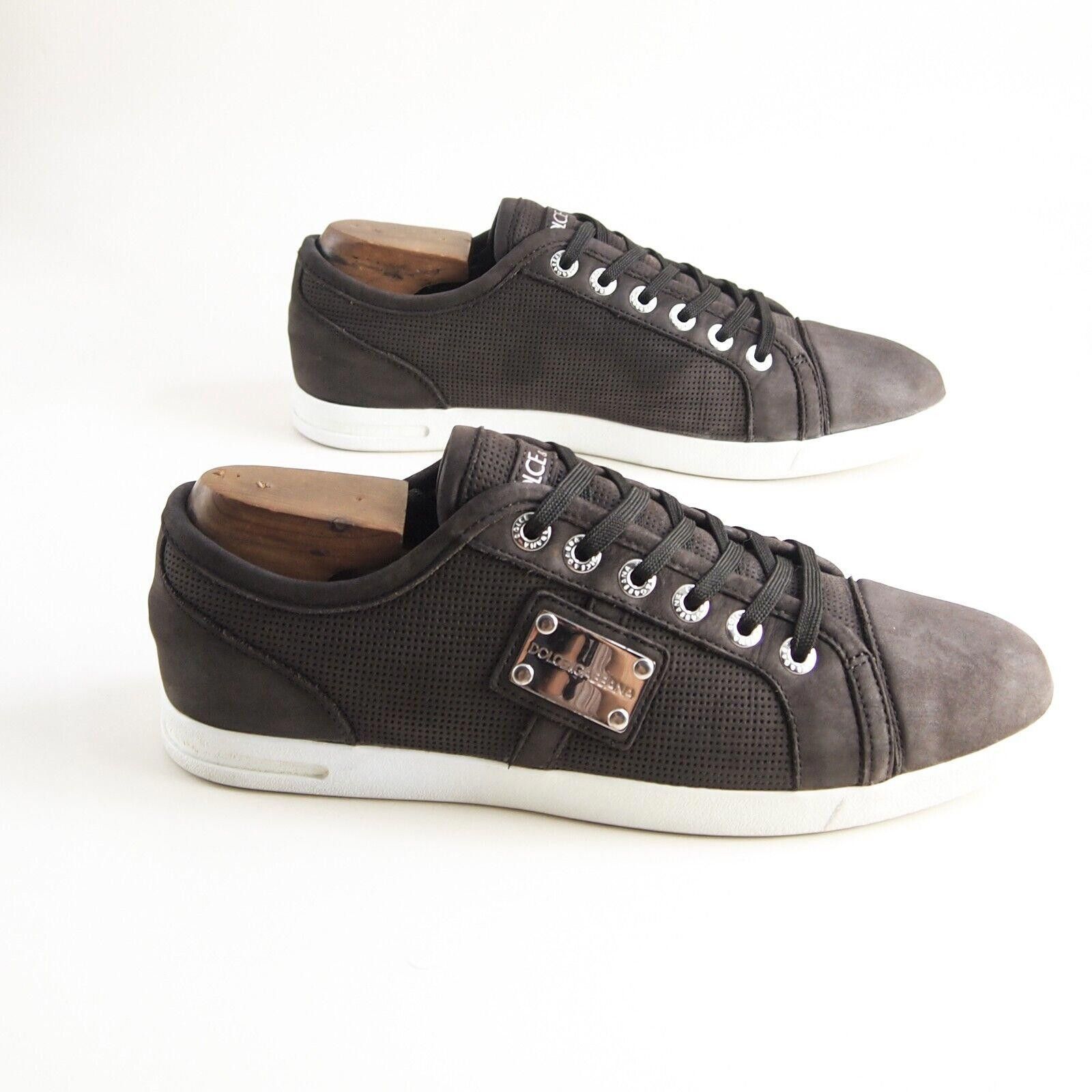 Dolce & Gabbana Dolce Gabbana Low Top Sneakers Brown Suede US 9.5 EU 42.5 Size US 9.5 / EU 42-43 - 5 Thumbnail