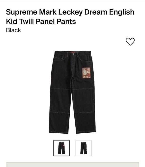 Supreme mark leckey dream english kid twill pants | Grailed