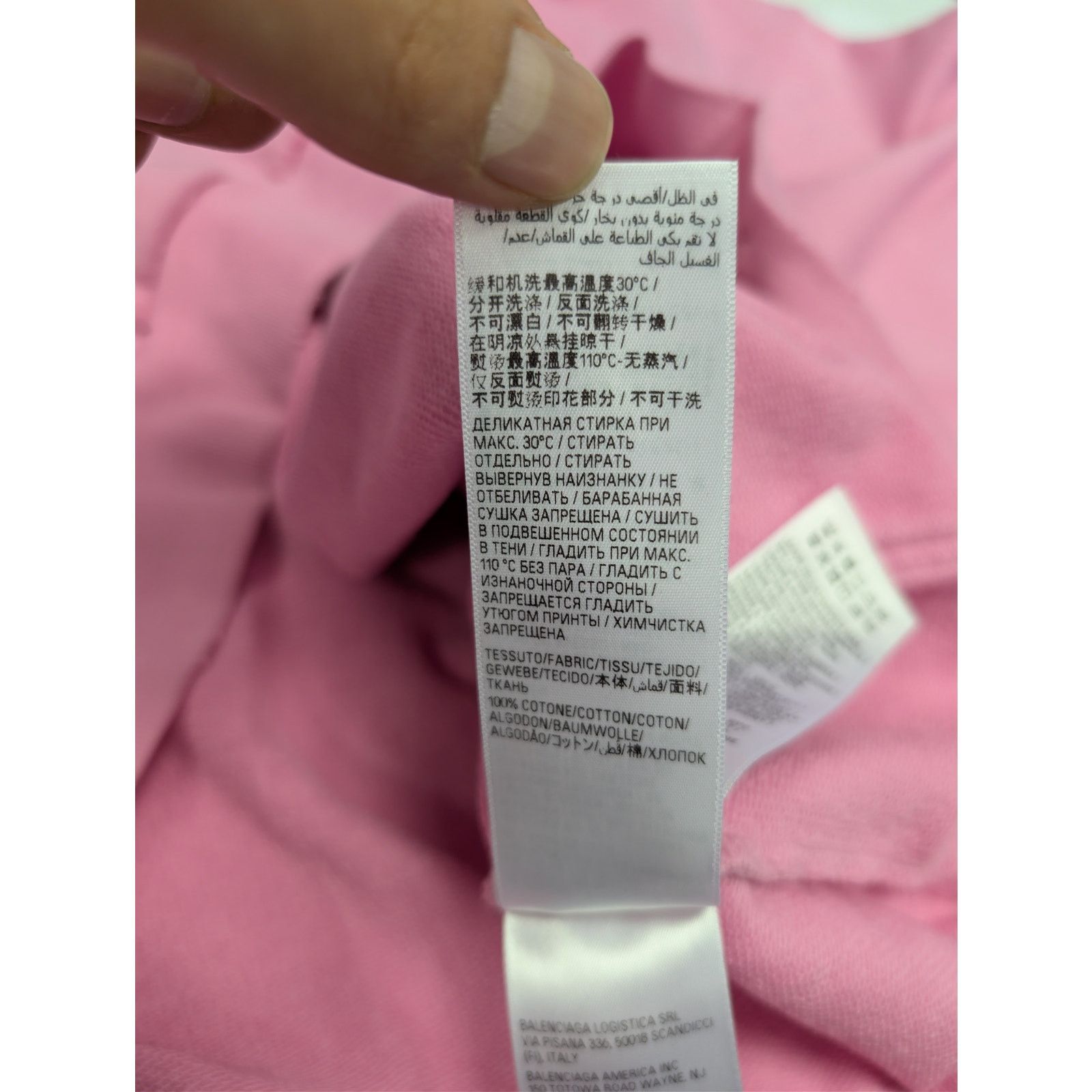 Balenciaga o1rshd1 Hand Drawn BB Icon Moll Boucle Large Fit Hoodie Pink Size US XL / EU 56 / 4 - 20 Thumbnail