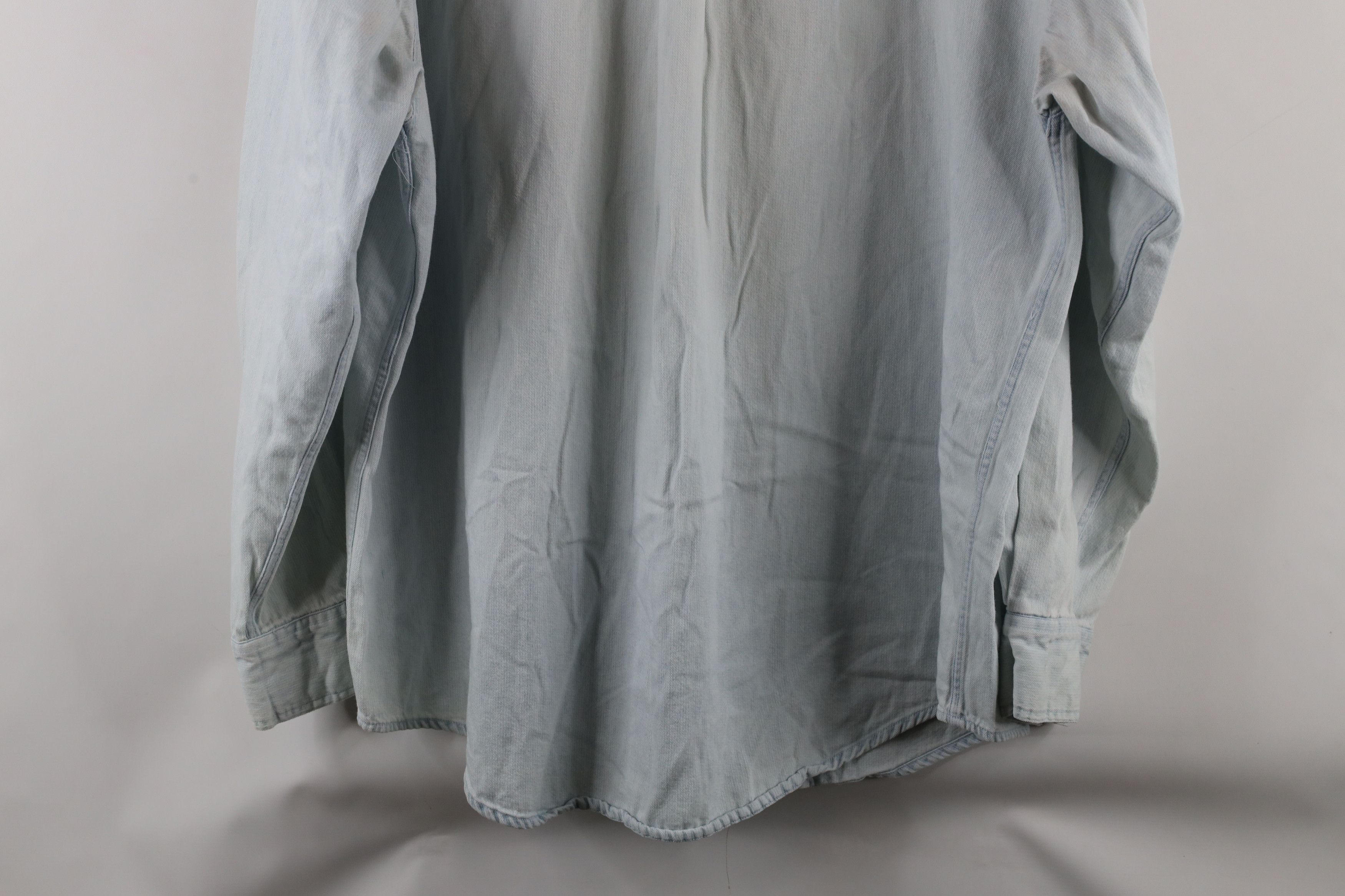 American Eagle Outfitters × Vintage Vintage 90s American Eagle Outfitters Denim Button Shirt Size US XL / EU 56 / 4 - 11 Thumbnail