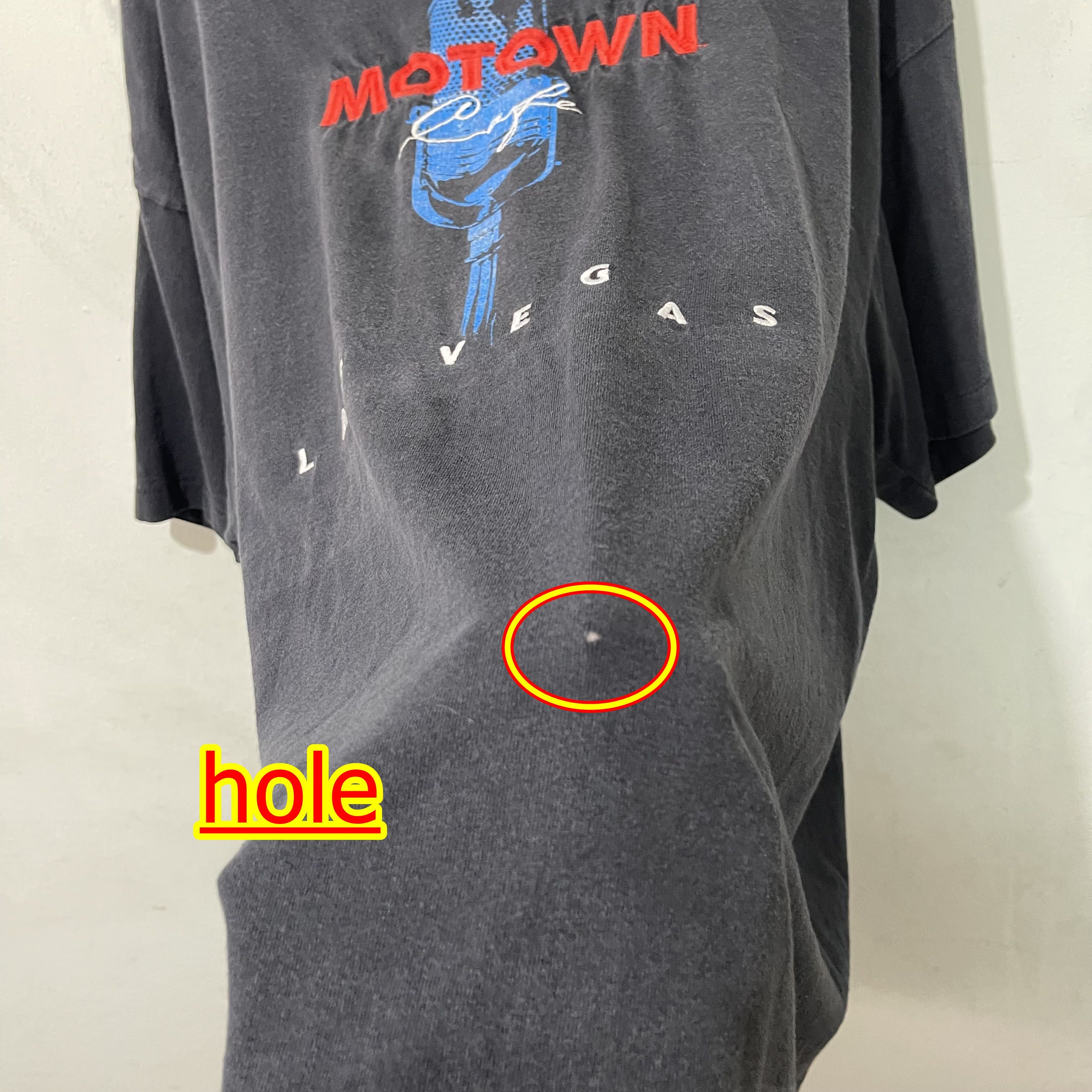 Band Tees Vintage 90s Motown Cafe Las Vegas Shirt Size US XXL / EU 58 / 5 - 8 Thumbnail