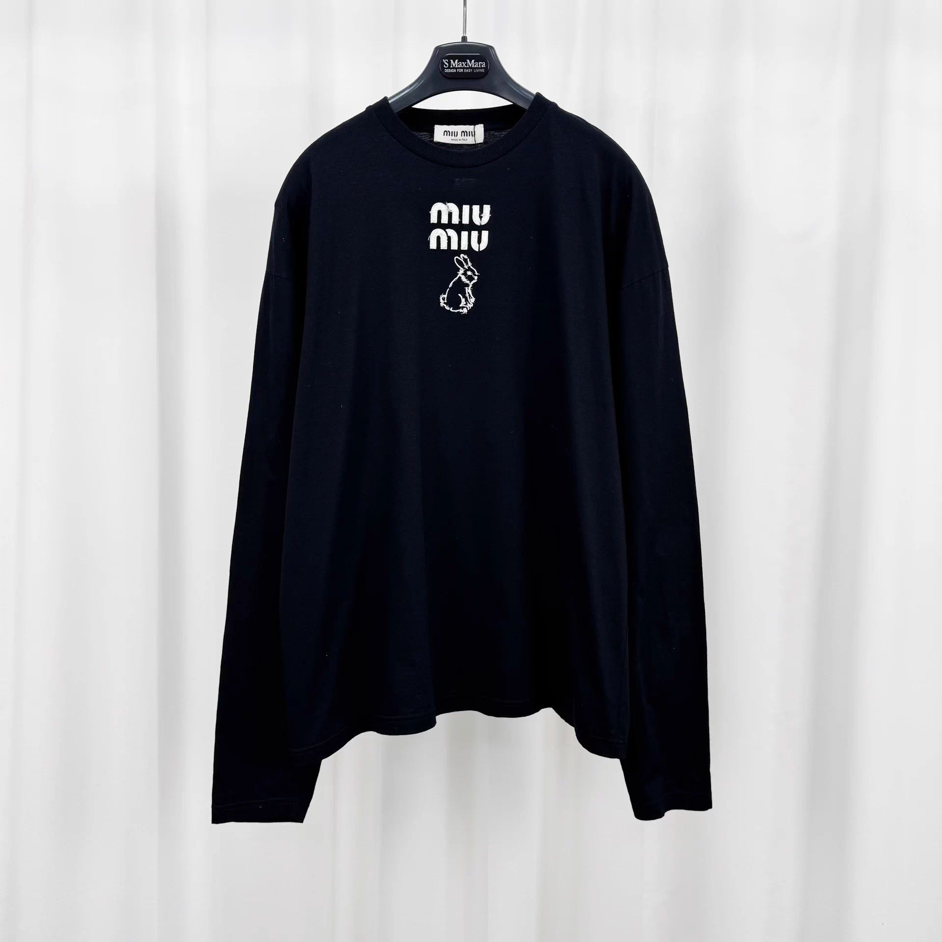 Miu Miu MIU MIU Embroidered Logo Long Sleeves Size S 99 New Size US S / EU 44-46 / 1 - 1 Thumbnail