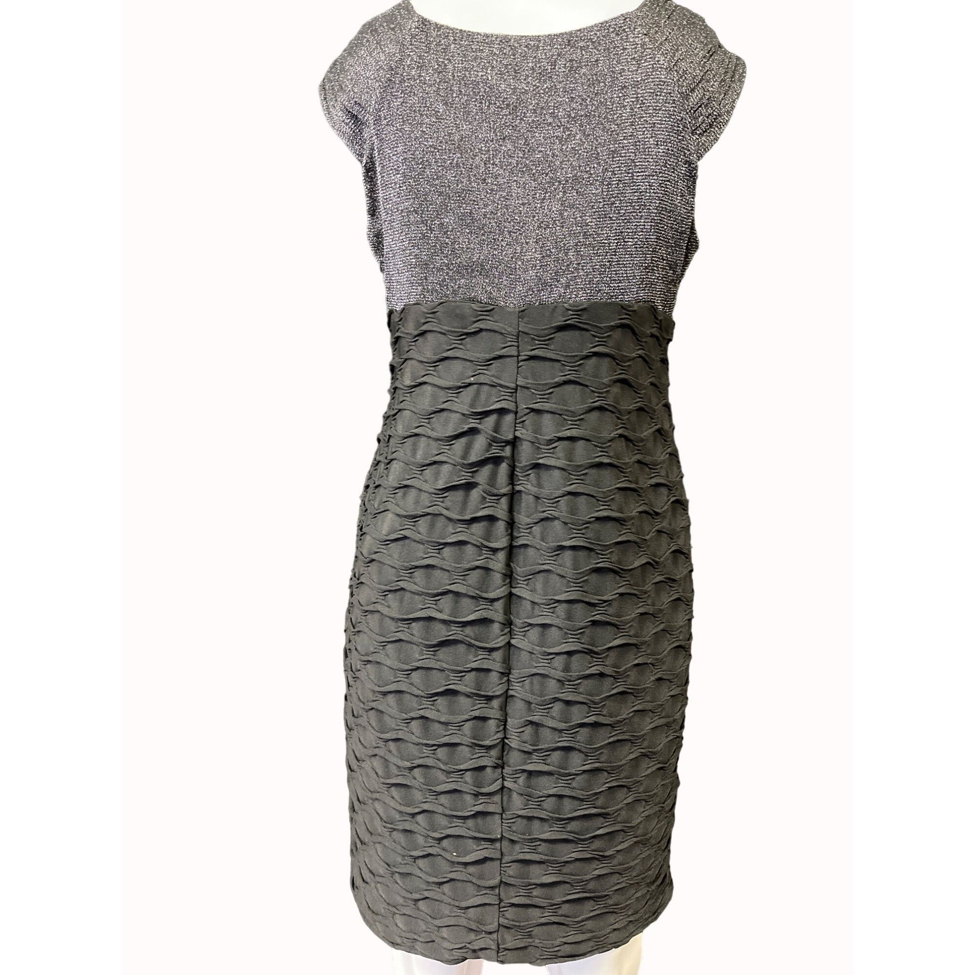 Other London Times Women's Black/Silver Dress/Sheath Sz 10P SKU 45 Size L / US 10 / IT 46 - 2 Thumbnail