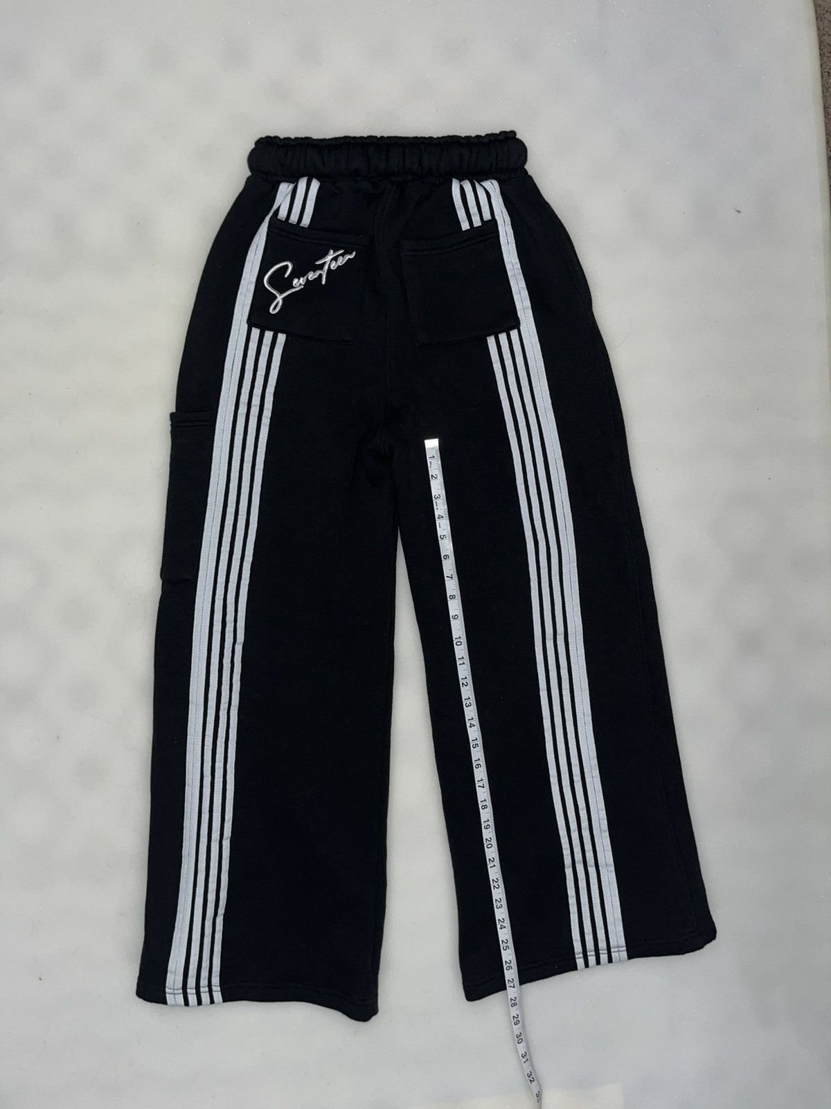 Other Black And White Striped Sweatpants With 6 Drawstrings Size US 30 / EU 46 - 2 Thumbnail