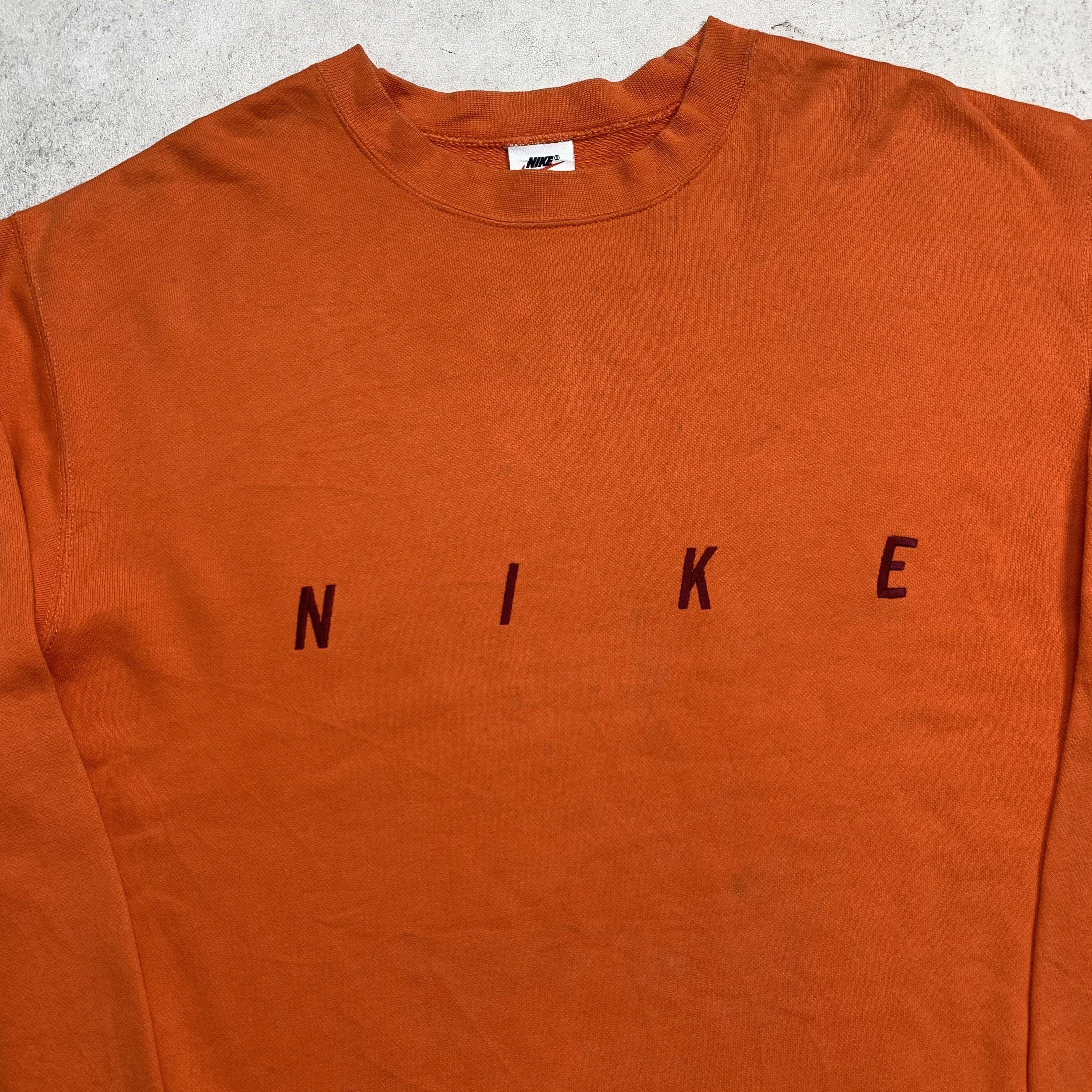 Nike Vintage 90s Nike Spellout Embroidery Sweatshirt Crewneck Size US XL / EU 56 / 4 - 2 Thumbnail