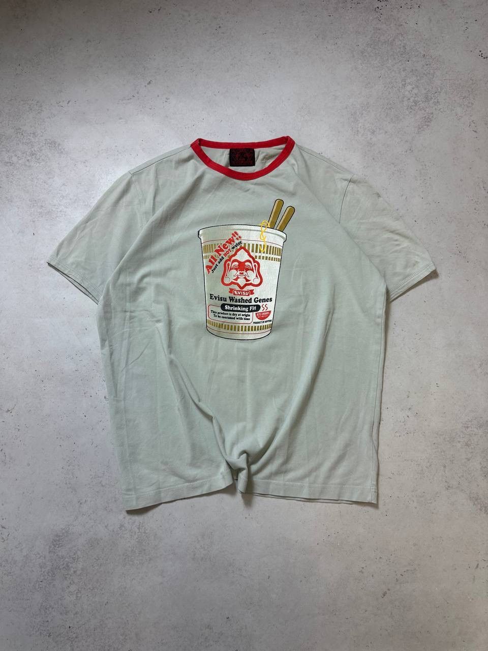 Evisu Vintage Evisu Ramen Japanese Boxy T-shirt L Size US L / EU 52-54 / 3 - 1 Thumbnail