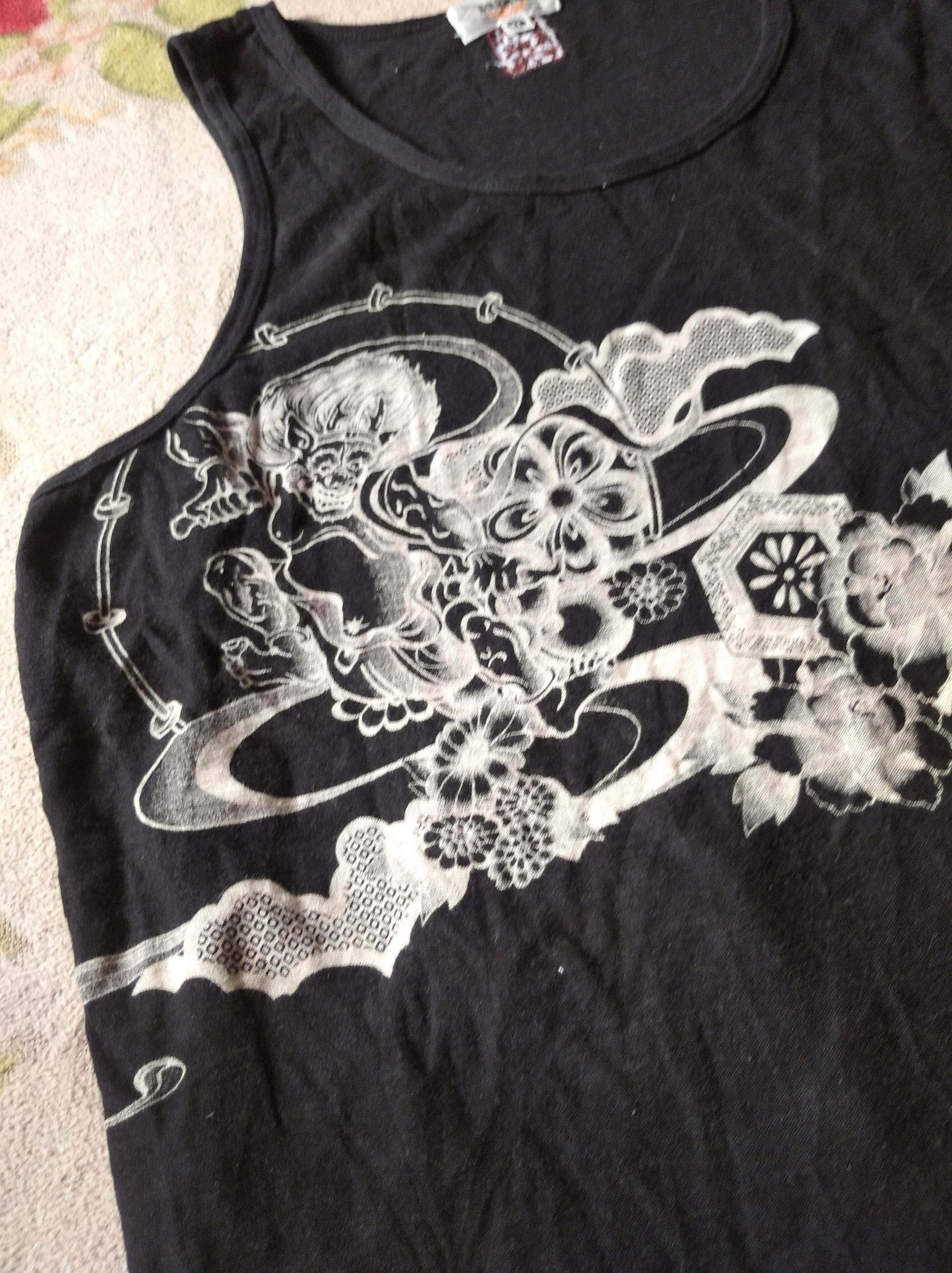 Karakuri sukajan ambroided tank top shirt