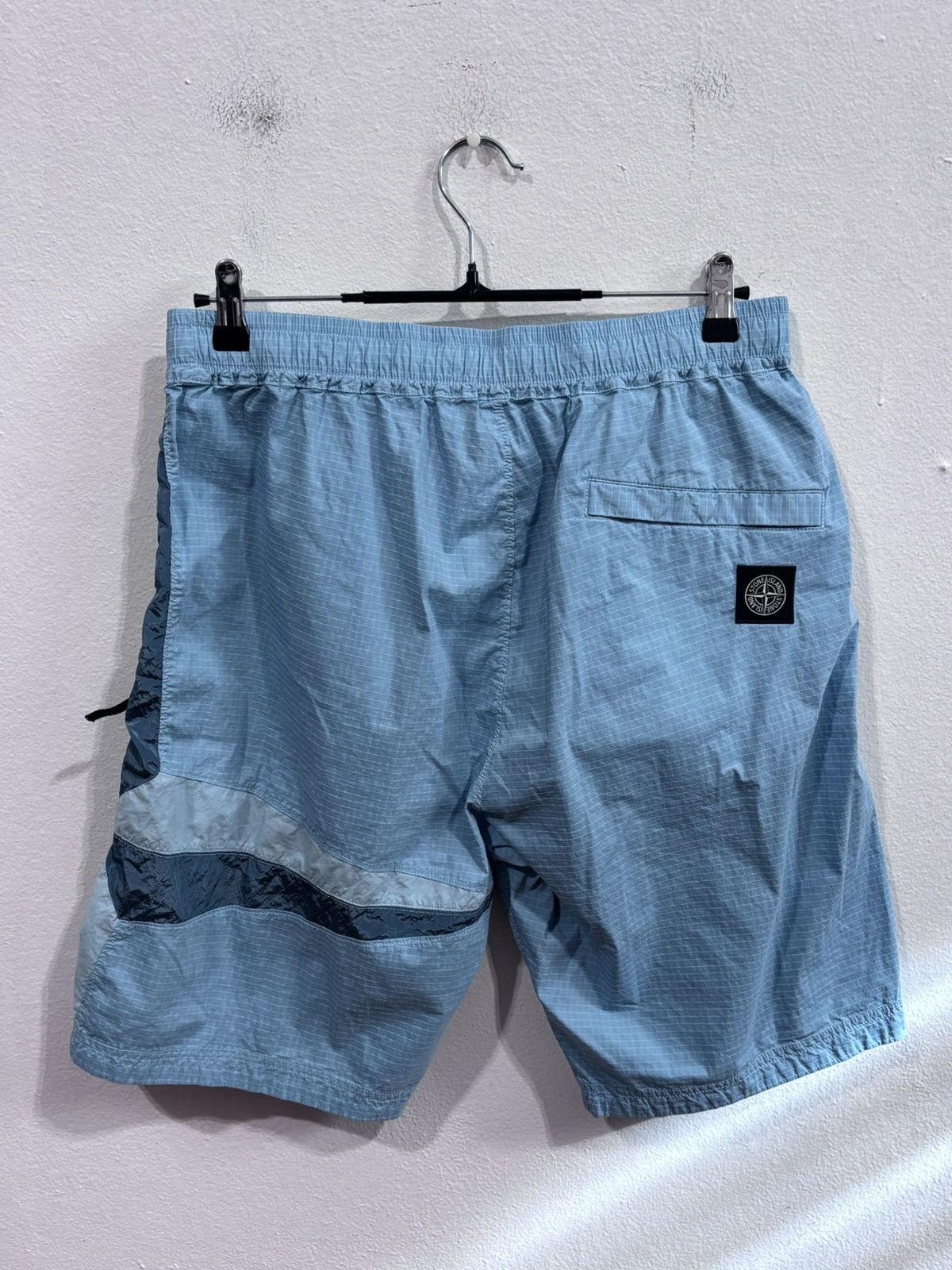 Stone Island Stone Island Nylon Metal Aqua Short Size US 34 / EU 50 - 5 Thumbnail
