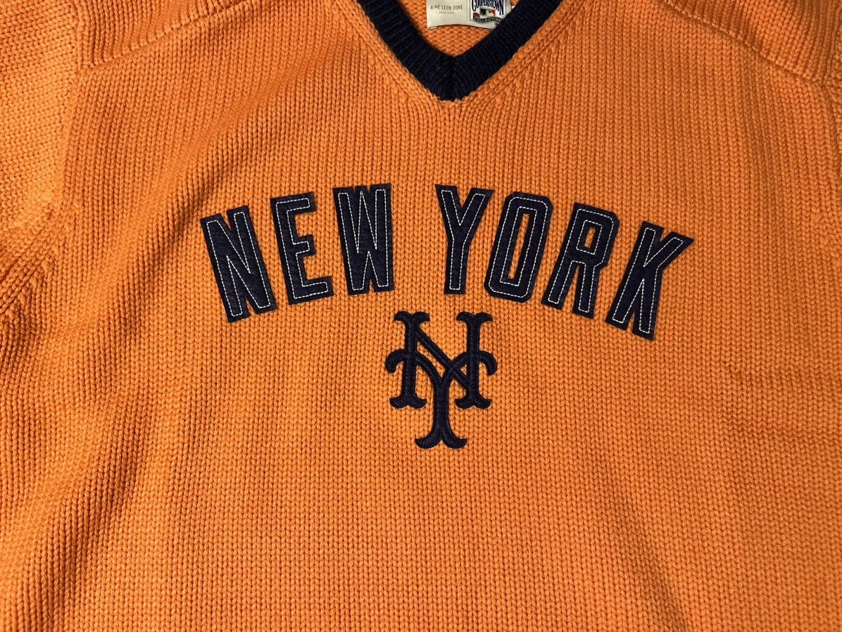 Aime Leon Dore ALD / New York Mets Short-Sleeve Knit Sweater