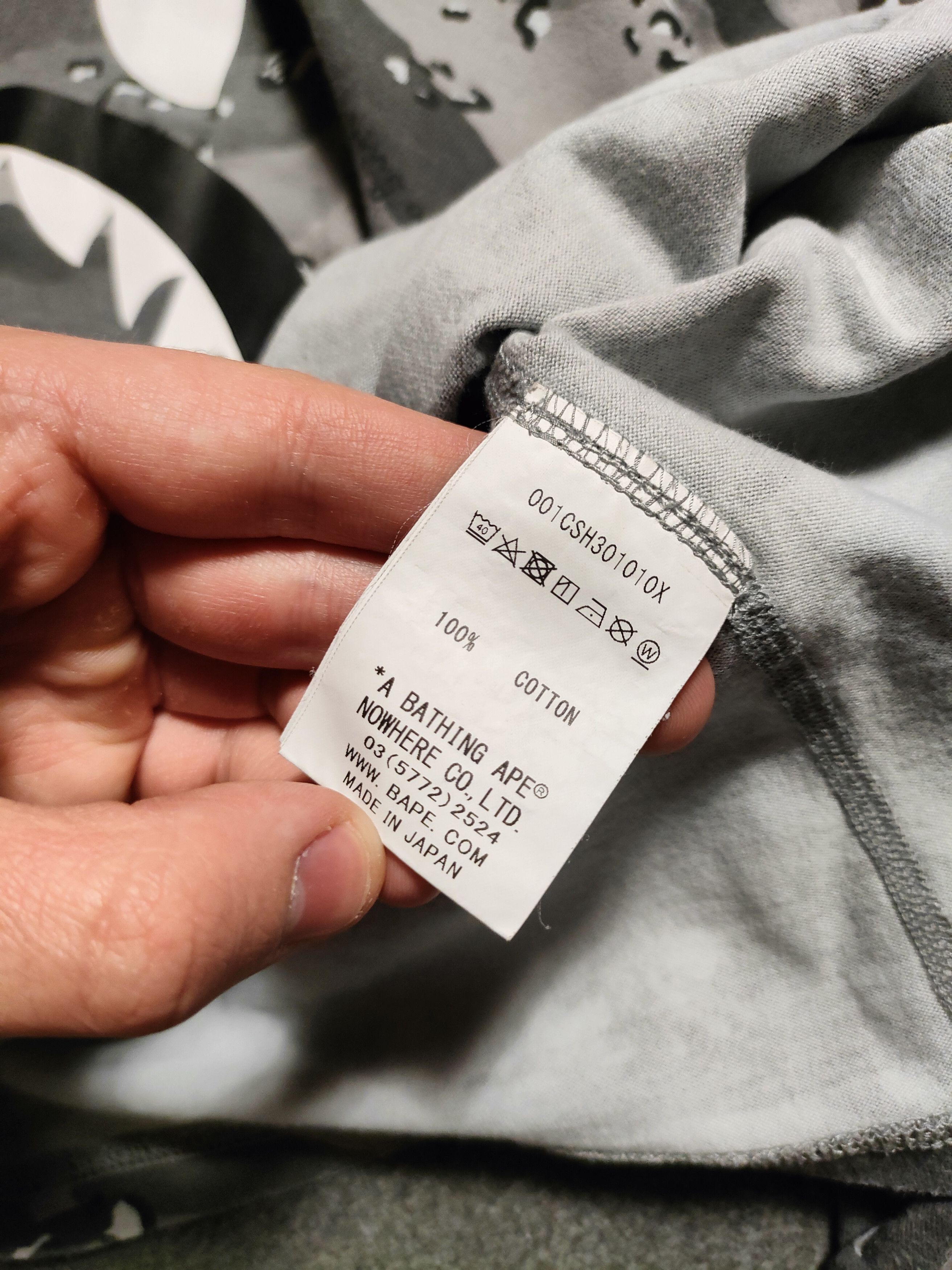 Bape Rare A Bathing Ape T-shirt Japanese brand camo tee Size US S / EU 44-46 / 1 - 12 Thumbnail