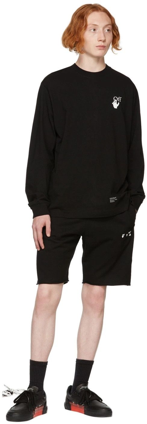 Off-White Black Caravaggio Arrows Long Sleeve Skate T-Shirt Size US M / EU 48-50 / 2 - 4 Thumbnail