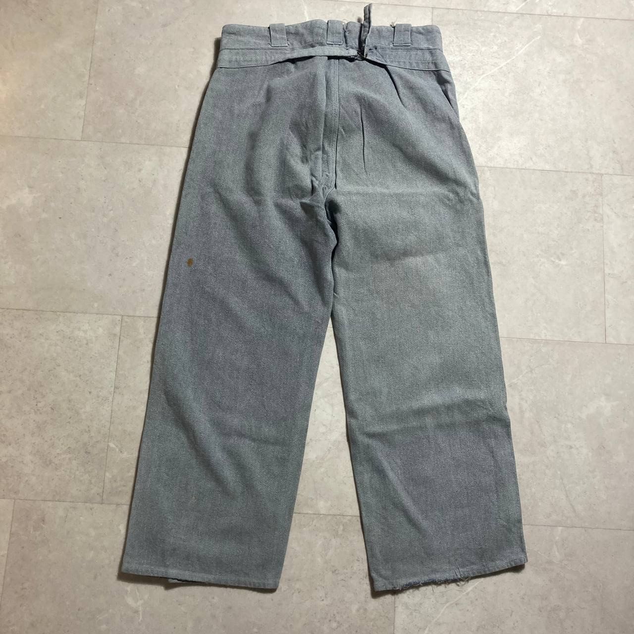 Vintage Vintage Workwear Chore Pants Size 32 Denim Trousers Size US 32 / EU 48 - 2 Thumbnail