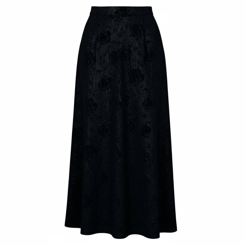 Comme des Garcons AD1995 Comme des Garcons Tricot Rose Jacquard Skirt M Size 27" / US 4 / IT 40 - 1 Thumbnail
