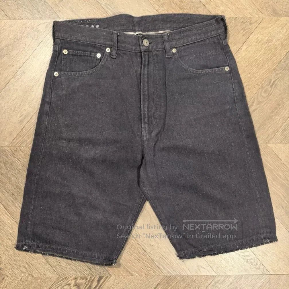 Visvim visvim cut off denim shorts with frayed details. Size US 32 / EU 48 - 3 Thumbnail