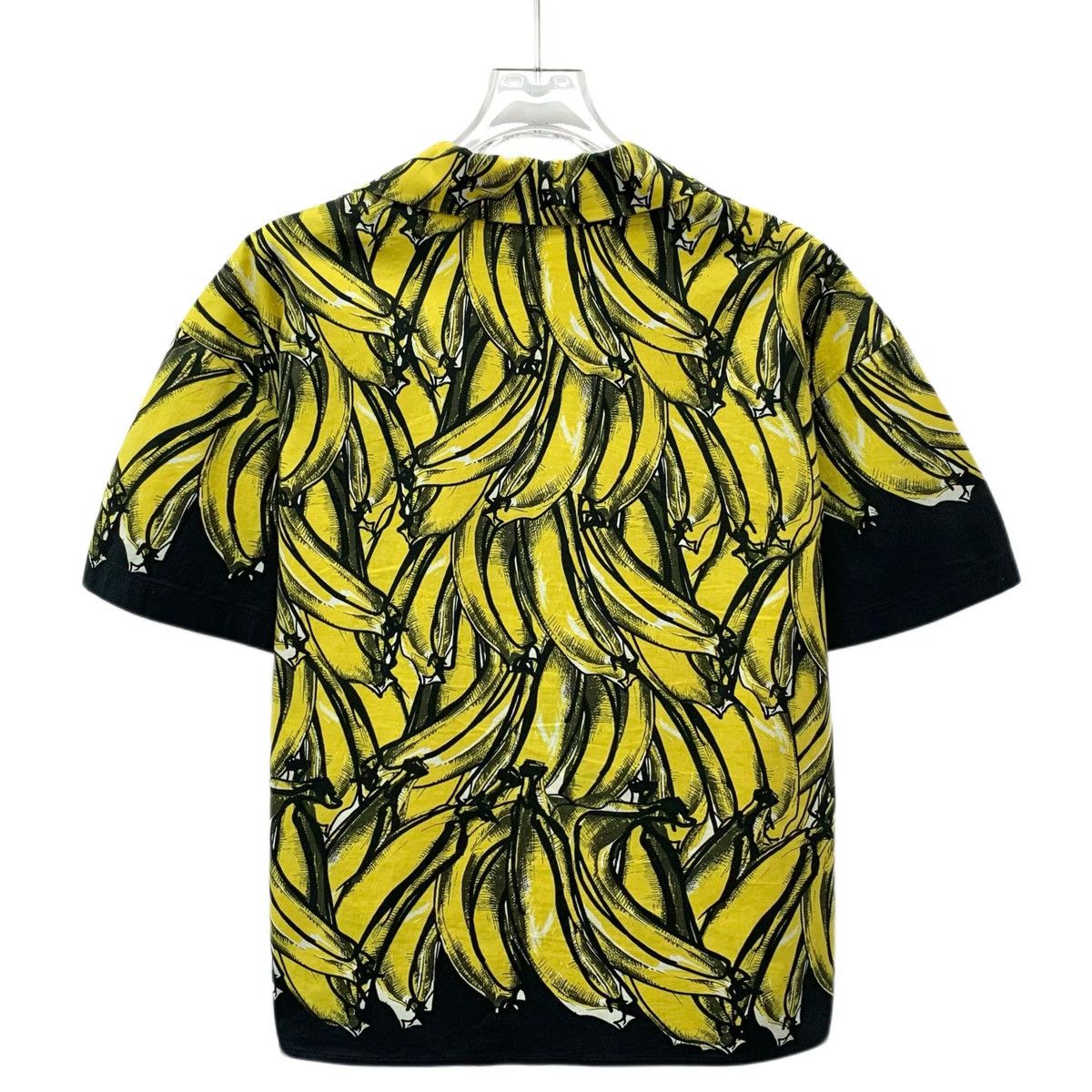 Prada Prada Banana All-over Printed Short Sleeve Shirt K26WX Size S / US 4 / IT 40 - 2 Thumbnail