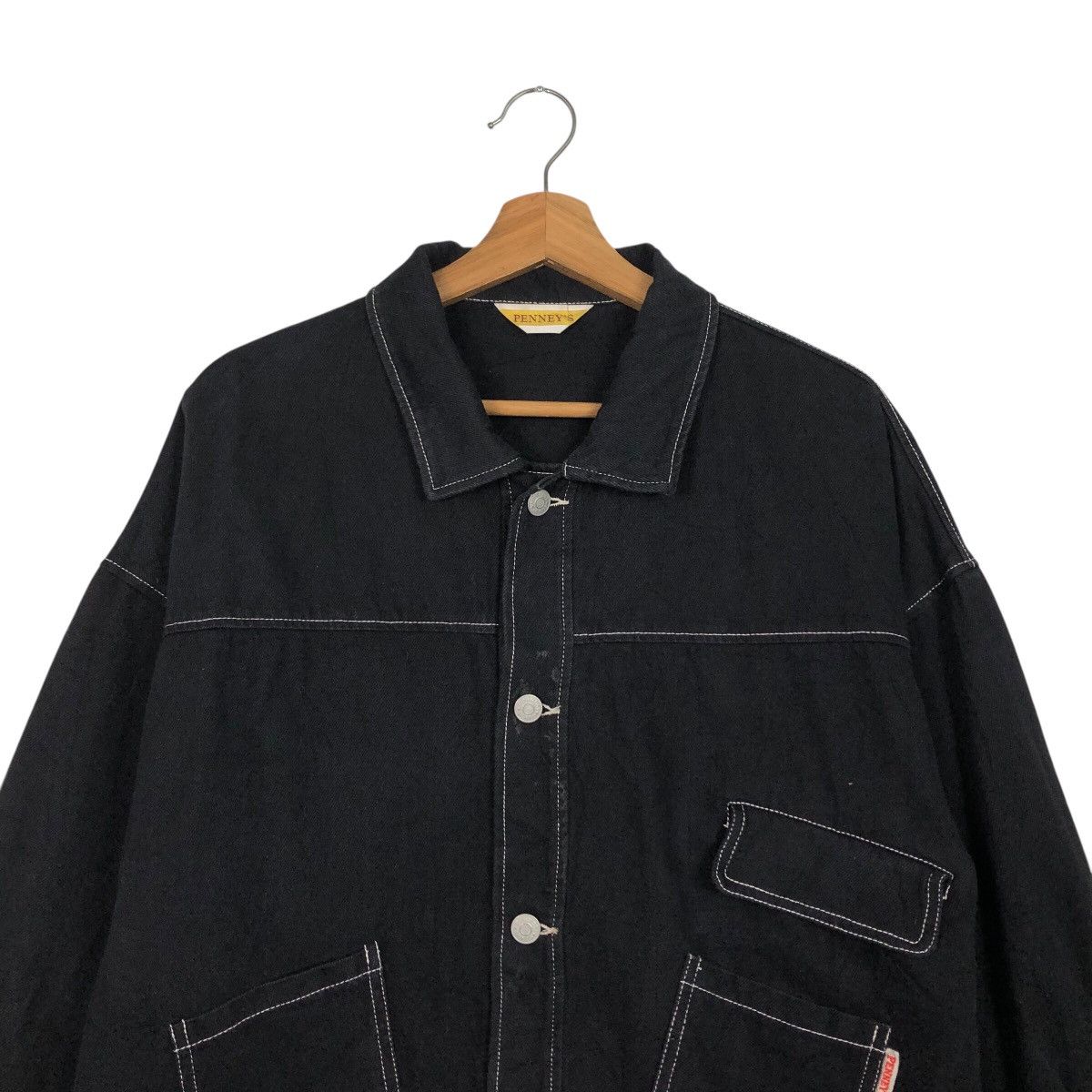 Japanese Brand 📌Vintage Biker Jacket Trucker Penny's Issey Miyake Size US M / EU 48-50 / 2 - 4 Thumbnail