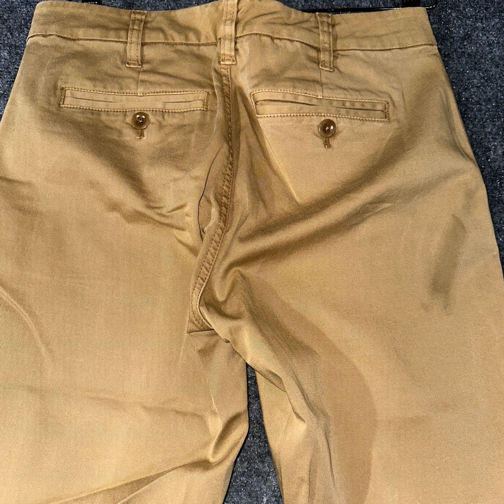 J.Crew J.CREW Pants Womens 25 Chino Pockets Honey Brown Cotton Stretch Size 42" / US 20 - 8 Thumbnail
