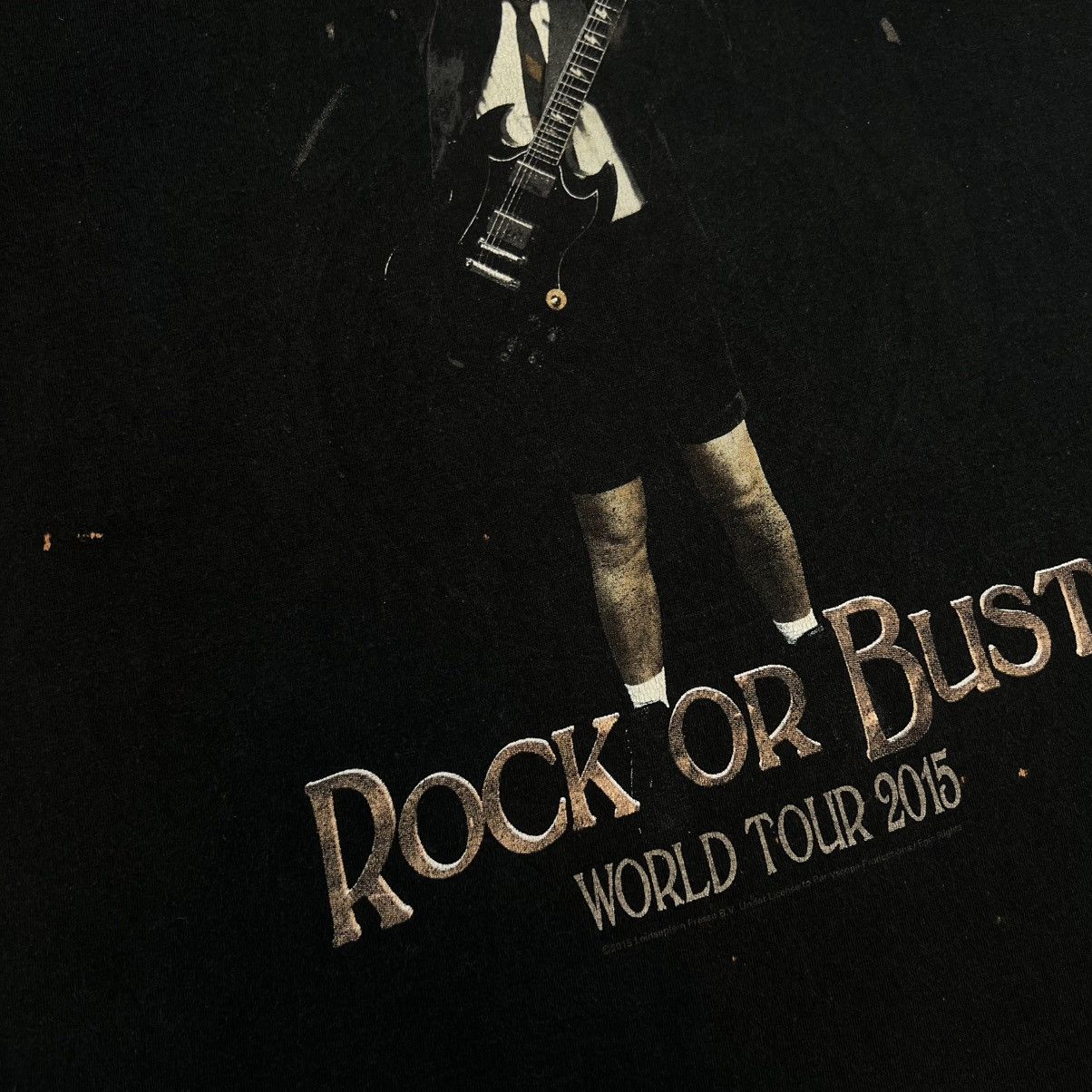 AC/DC Vintage Y2K AC/DC Rock Or Bust Band Rock Tour T-shirt Size US L / EU 52-54 / 3 - 7 Thumbnail