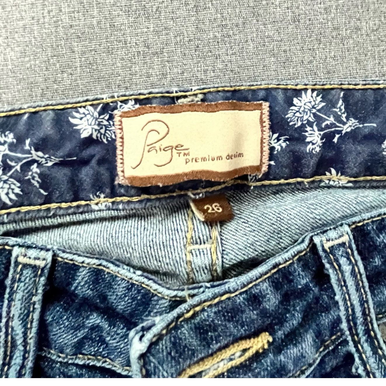 Paige Paige Skyline Skinny Jeans Women's Size 26 distressed Size 26" / US 2 / IT 38 - 3 Thumbnail