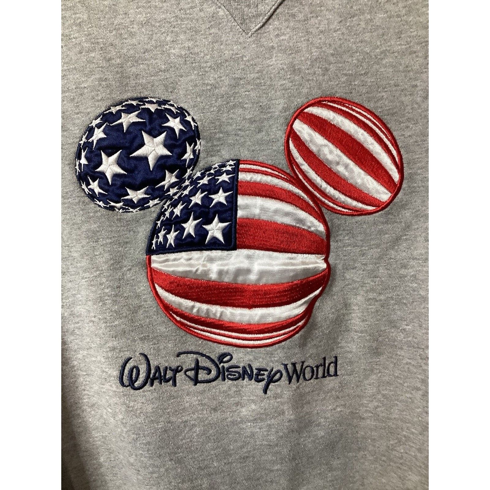 Disney Woman's Walt Disney USA Mickey Mouse Sweatshirt Gray Small Size S / US 4 / IT 40 - 2 Thumbnail