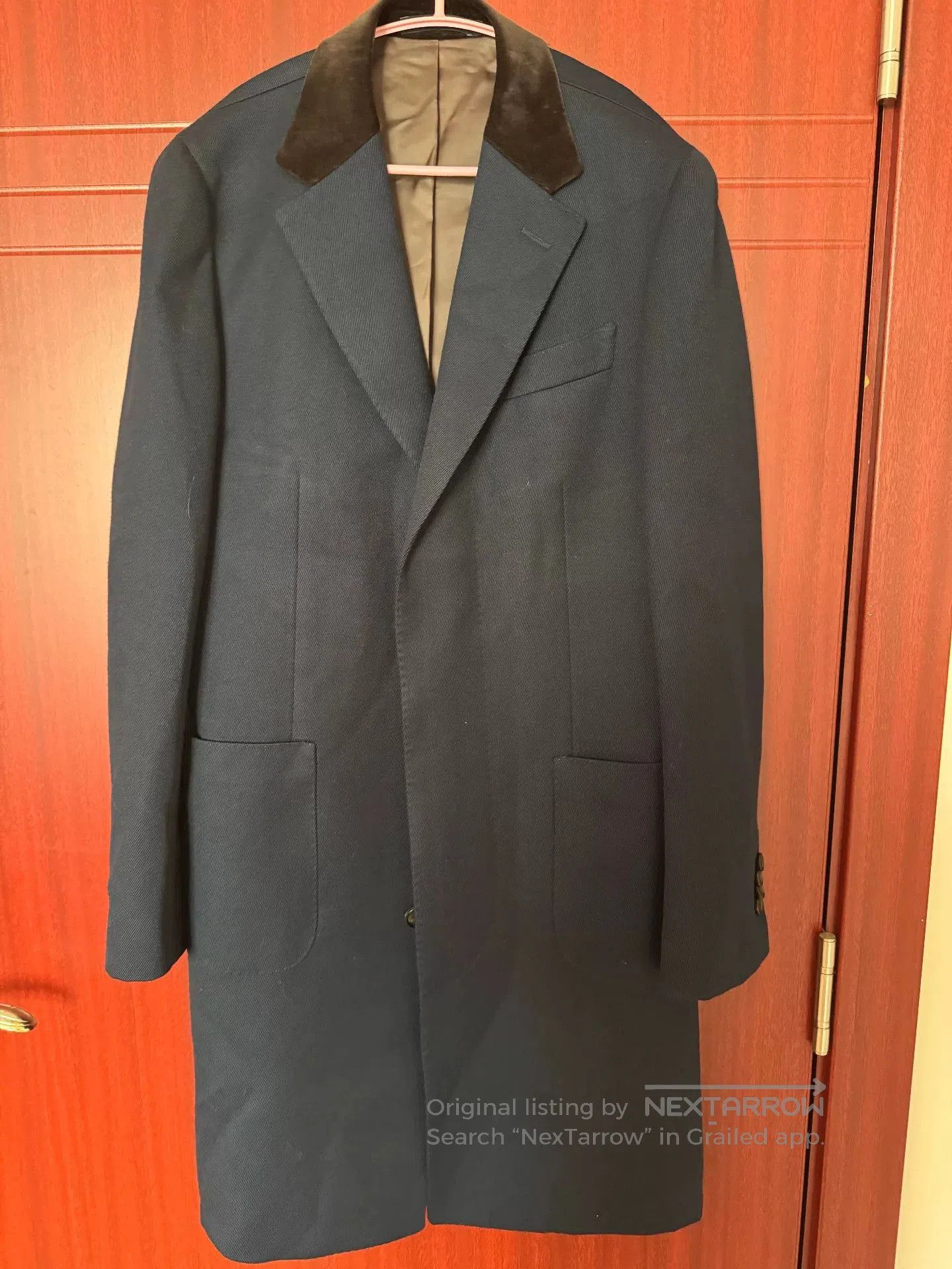 Suitsupply SUITSUPPLY Jort Wool Twill Coat. Size US S / EU 44-46 / 1 - 1 Thumbnail