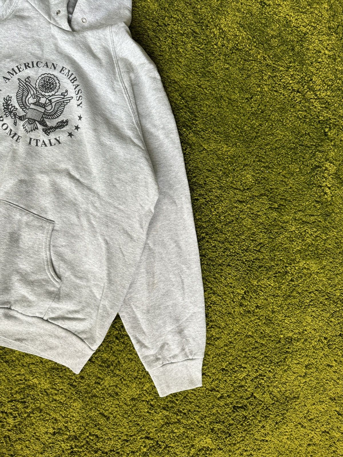 Vintage 🇺🇸 American Embassy 90s vintage hoodie Size US XL / EU 56 / 4 - 2 Thumbnail