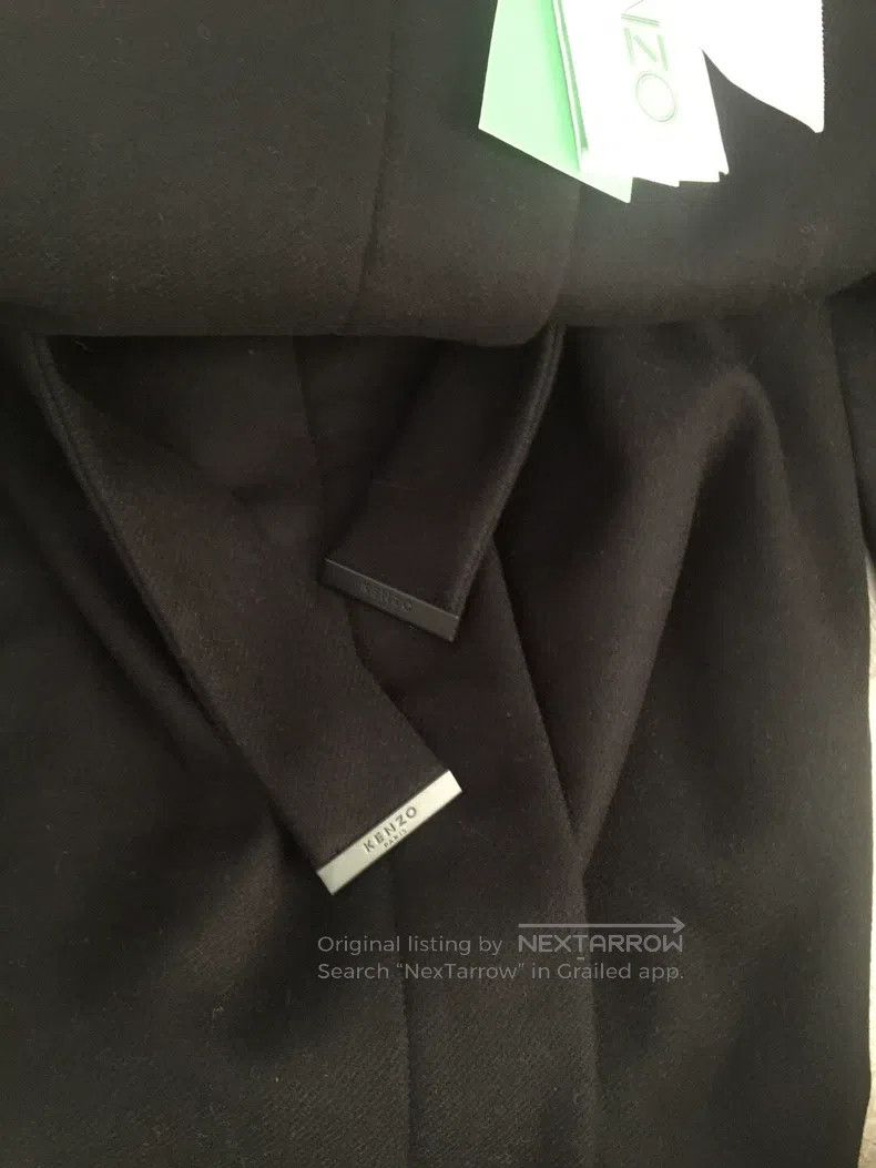Kenzo Kenzo Cashmere and Wool Coat Size XXS / US 00 / IT 34 - 4 Thumbnail