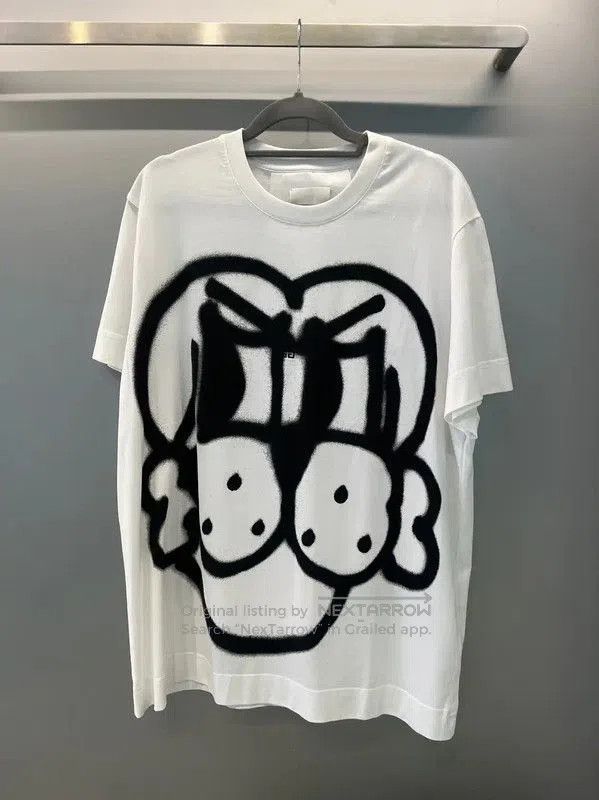 Givenchy Givenchy Women's Summer White Graphic T-Shirt . Size S / US 4 / IT 40 - 1 Thumbnail