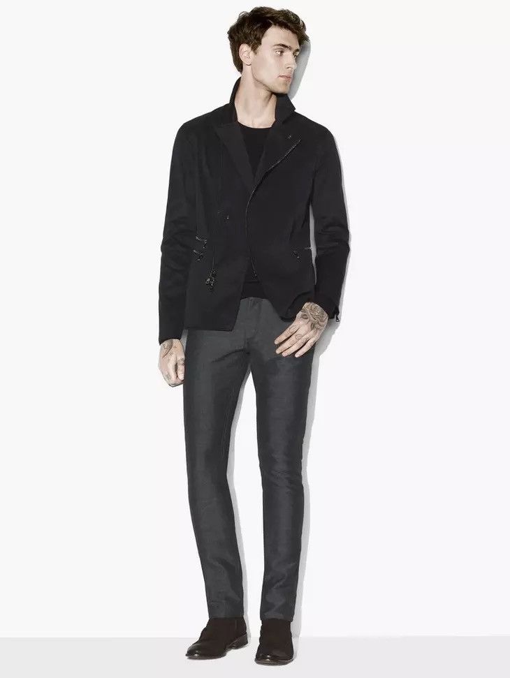 John Varvatos Asymmetric Rider Jacket Size EU 50 USA 40 medium Size US M / EU 48-50 / 2 - 4 Thumbnail