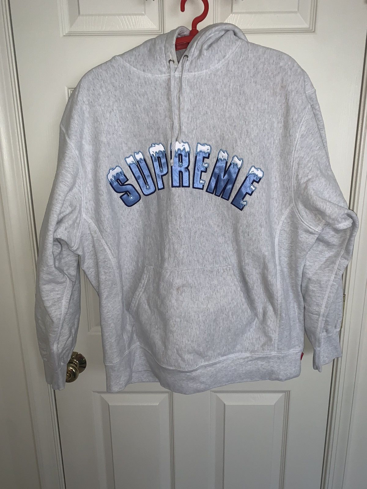 Supreme icy arc hooded グレー L Buy Supreme Icy Arc Hooded Sweatshirt 'Ash Grey' - FW20SW77
