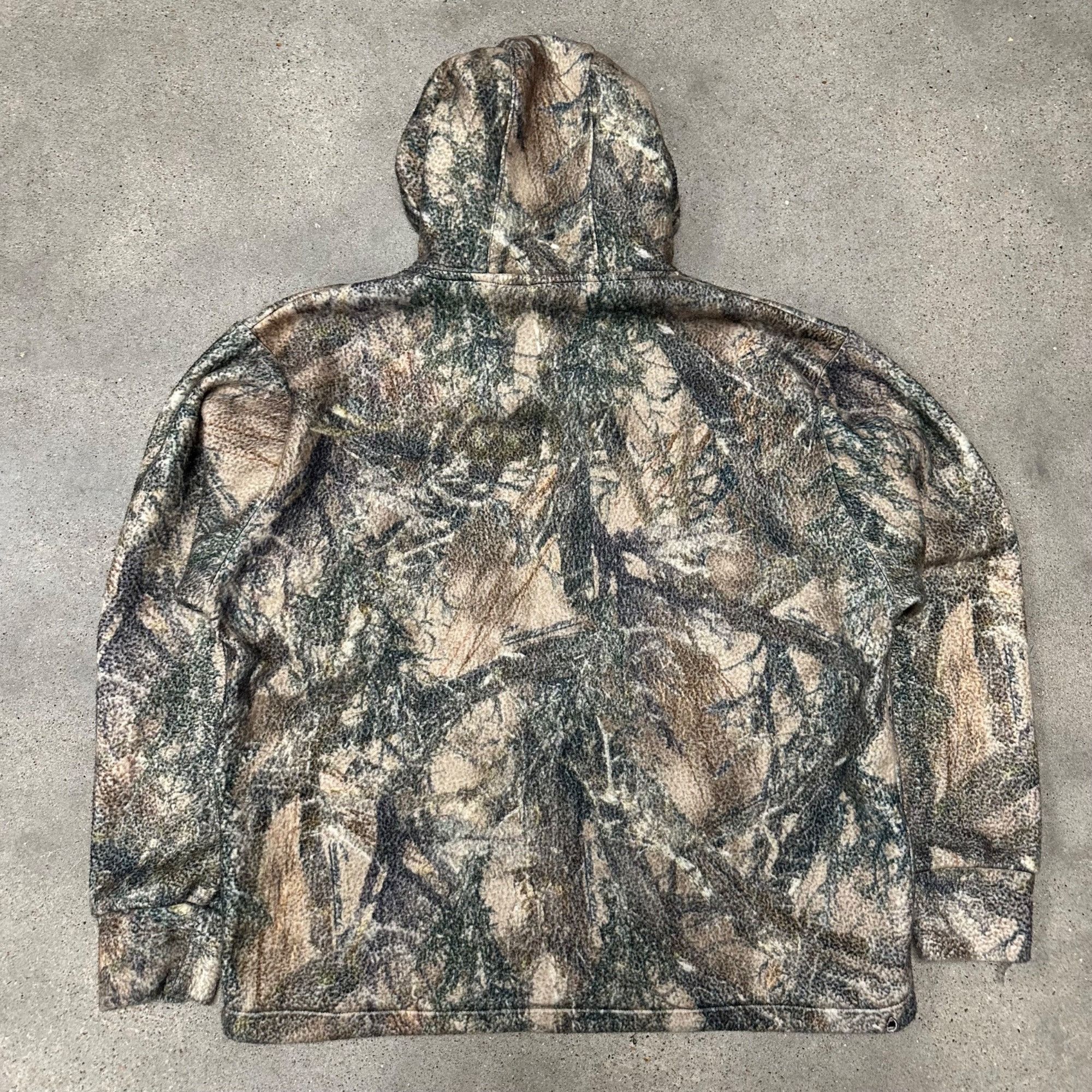 Vintage Vintage True Timber Camo Anorak Fleece Pullover Jacket Size US XL / EU 56 / 4 - 3 Thumbnail