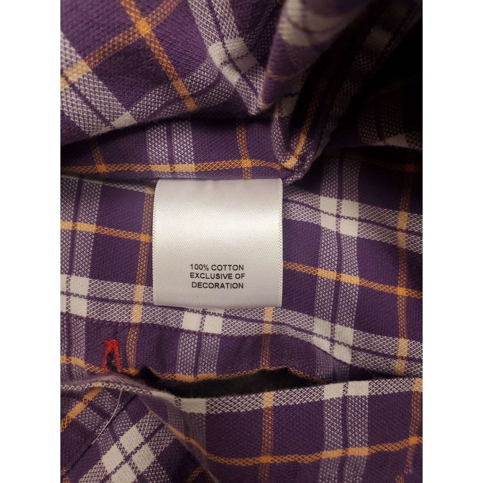 Cremieux Cremieux Classics Men's Large Purple Plaid Button Down Shirt Size US L / EU 52-54 / 3 - 4 Thumbnail