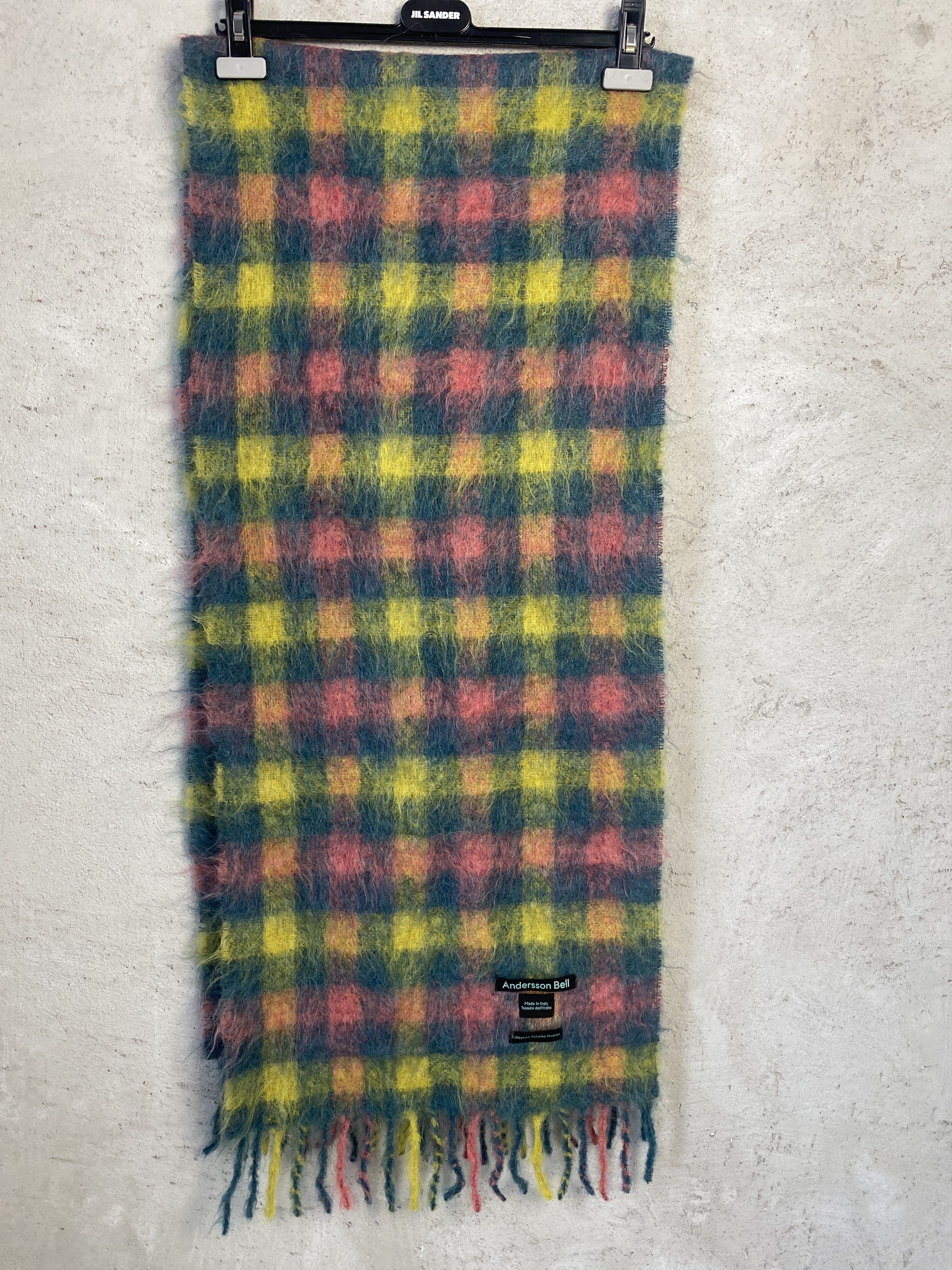 Andersson Bell Andersson Bell wool alpaca Veneto Scarf check mohair Size ONE SIZE - 1 Thumbnail