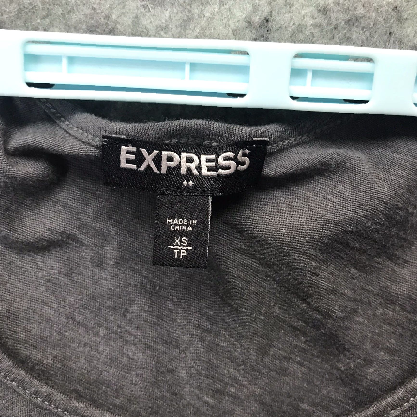 Express Express Shirt Womens XS Grey Tank Top Cotton Blend Womens Sports Basic Casual Swing Top Size XS / US 0-2 / IT 36-38 - 6 Thumbnail