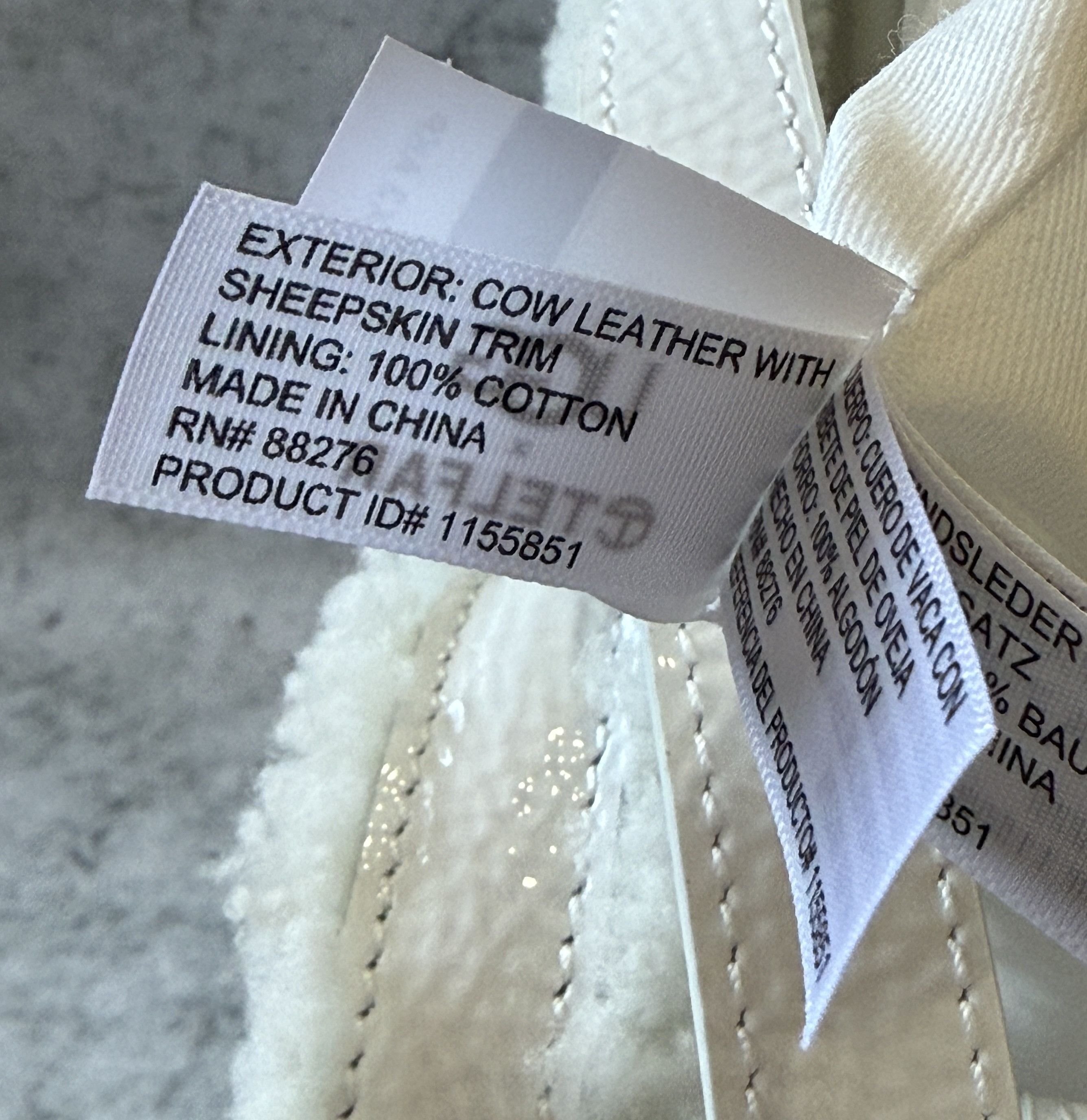 Telfar × Ugg UGG X TELFAR M SHOPPER CRINKLE WHITE O\S Size ONE SIZE - 7 Thumbnail