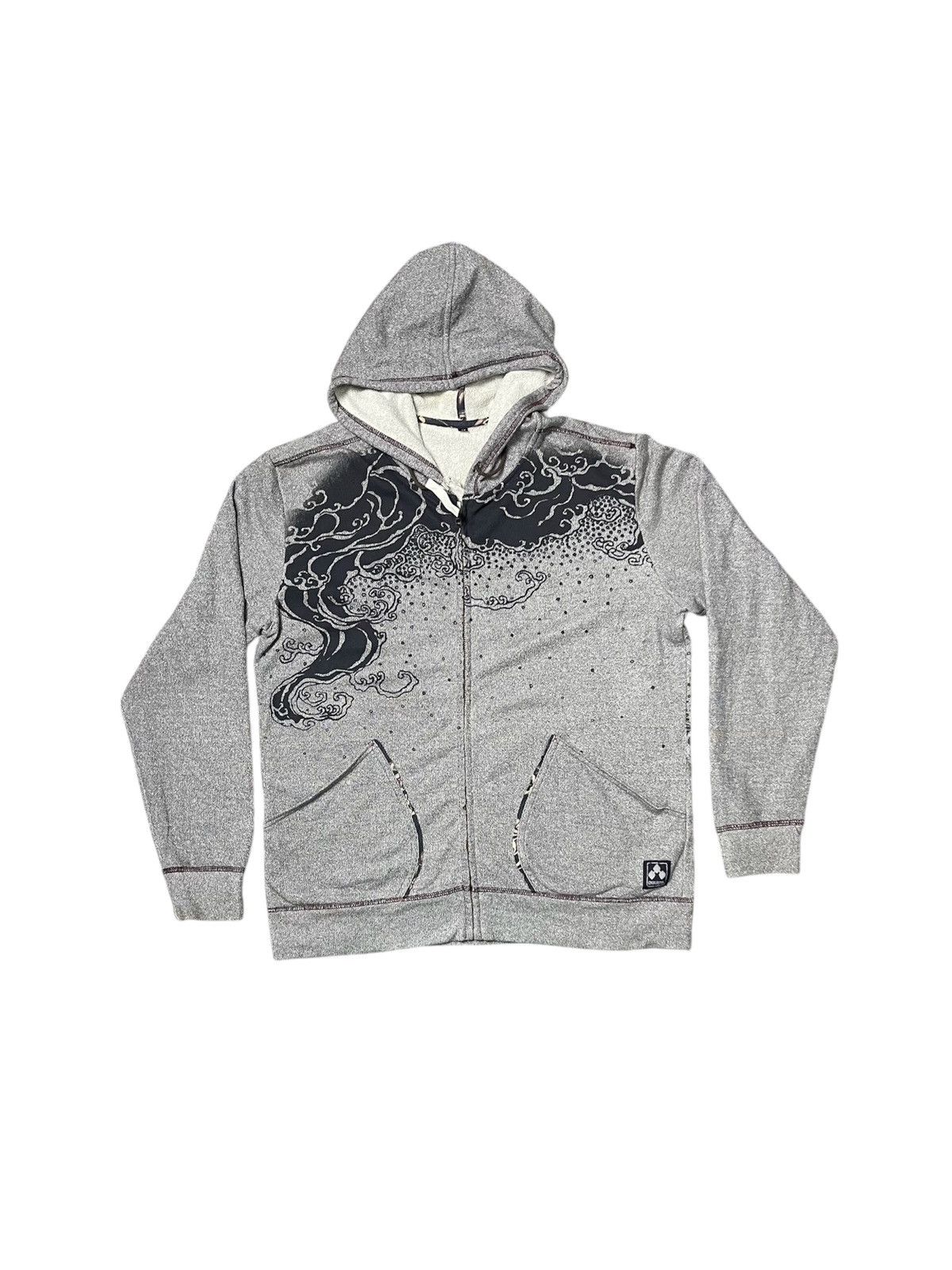 Karakuri Tamashii 90s KARAKURI YAMASHI DOLPHIN ZIPPER HOODIE Size US M / EU 48-50 / 2 - 2 Thumbnail