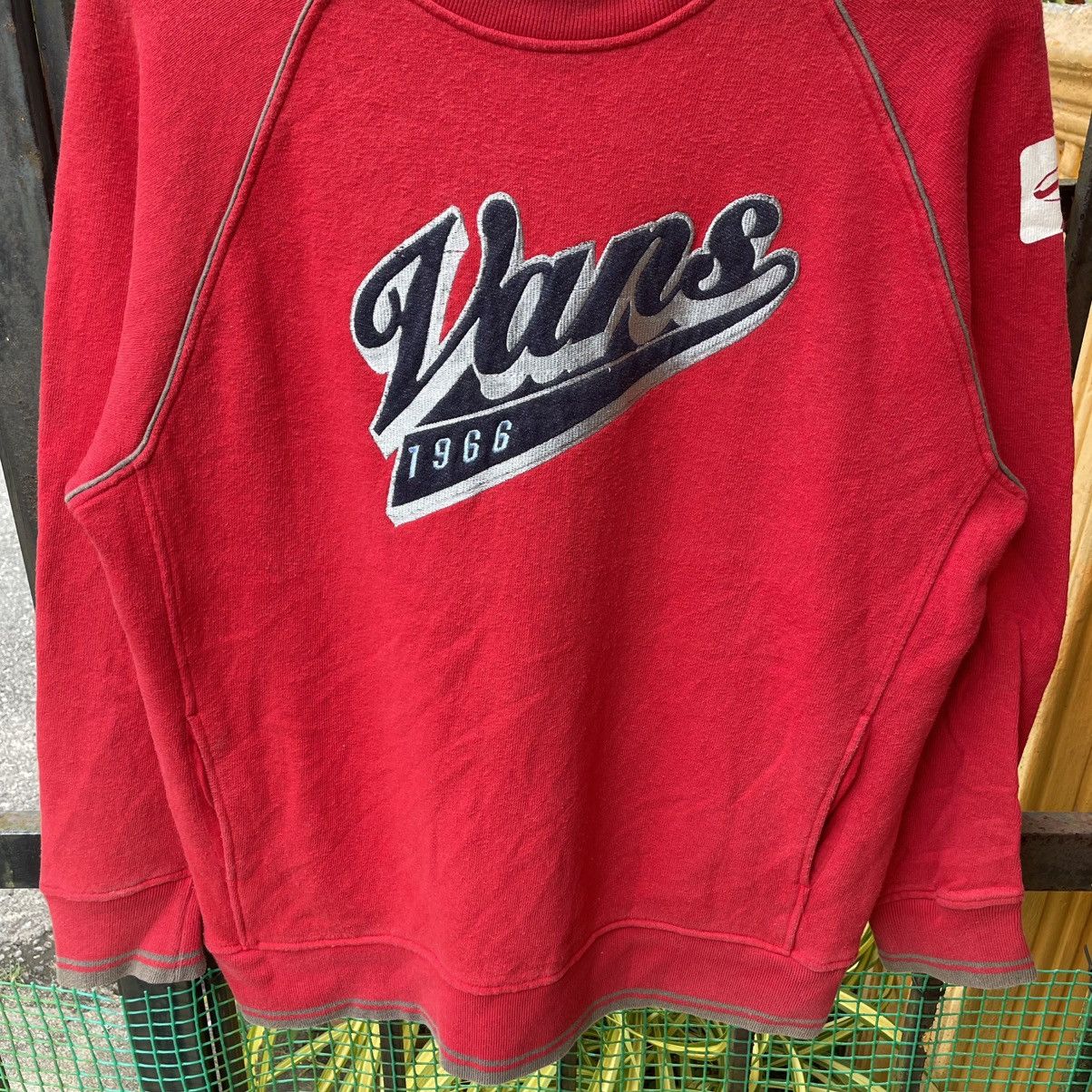 Vans × Vintage 🔥Vintage 90s VANS Embroidered Big Spellout Skate Sweatshirts Size US M / EU 48-50 / 2 - 4 Thumbnail