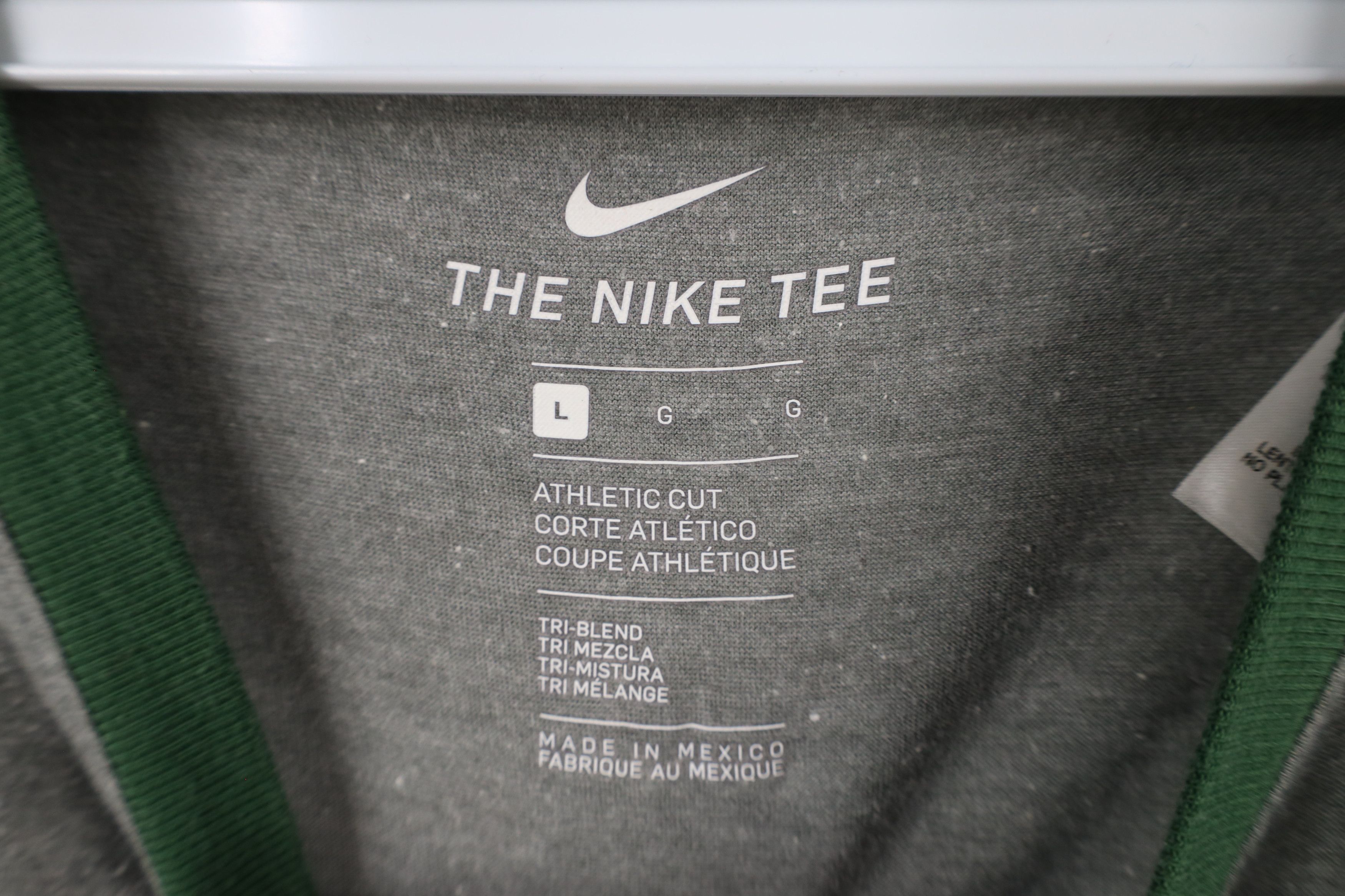 Nike × Vintage Nike Mini Swoosh Michigan State University Raglan T-Shirt Size US L / EU 52-54 / 3 - 6 Thumbnail