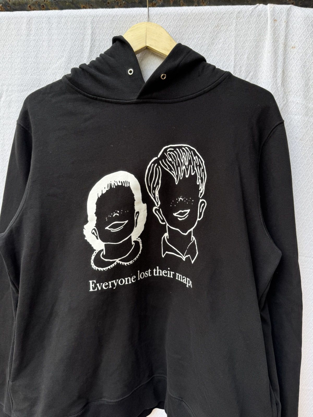 Japanese Brand Undercover hoodie everyone lost their maps Size US L / EU 52-54 / 3 - 4 Thumbnail