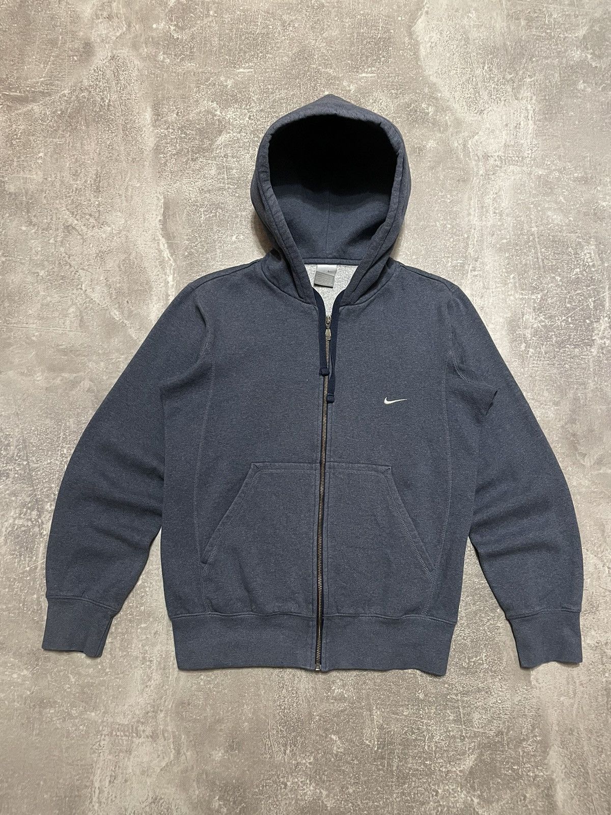 Nike Vintage Nike Zip-Up Hoodie Swoosh Logo Size US S / EU 44-46 / 1 - 1 Thumbnail