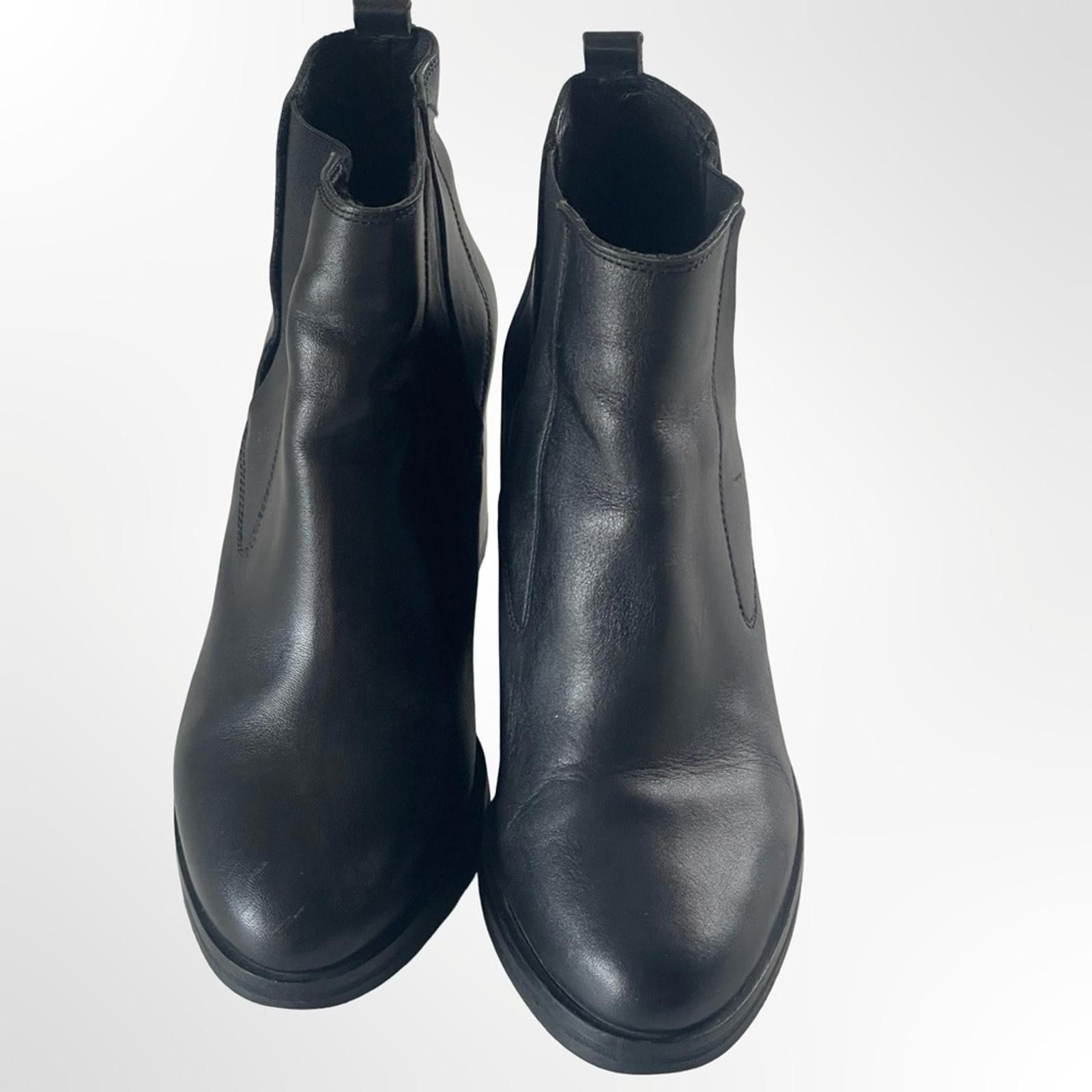 Other Office London Black Leather Ankle Boots in size 37 Size US 6.5 / IT 36.5 - 2 Thumbnail