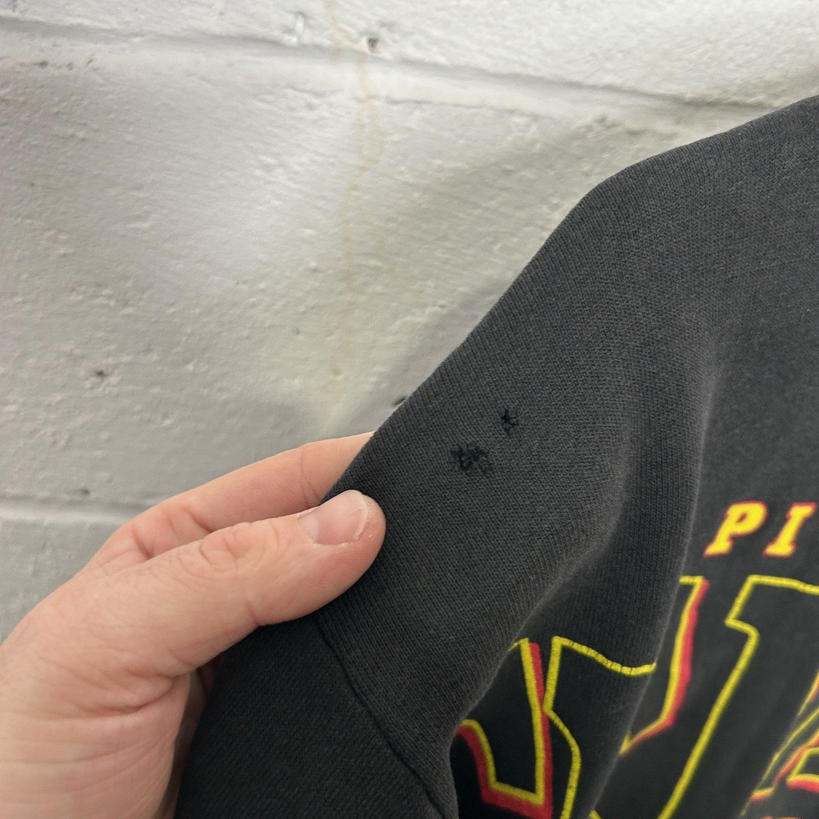 Fruit Of The Loom Vintage NFL Pittsburgh Steelers 1996 Spellout Sweatshirt Size US S / EU 44-46 / 1 - 9 Thumbnail