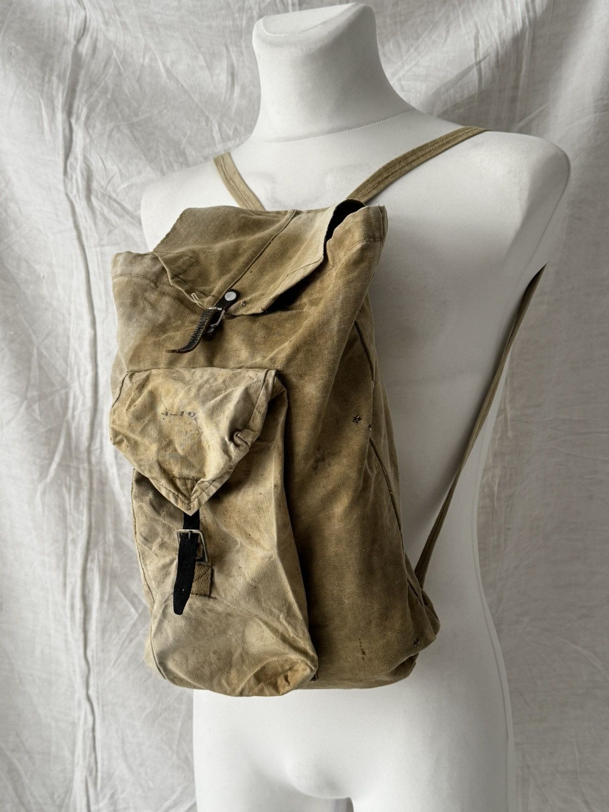 Vintage 70s Vintage Soviet Union Tourism Thrashed Faded Rucksack Bag ...